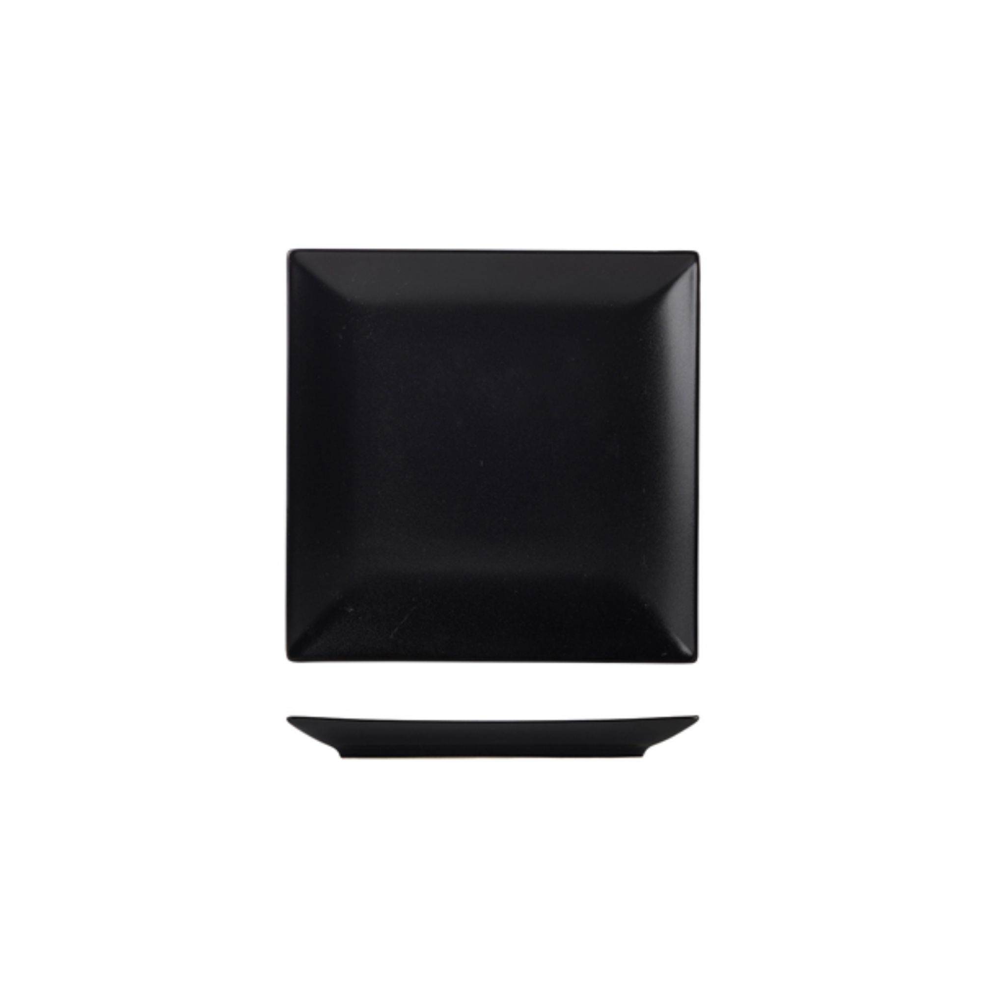 Picture of Luna Stoneware Black Square Plate 18cm/7" - B2772