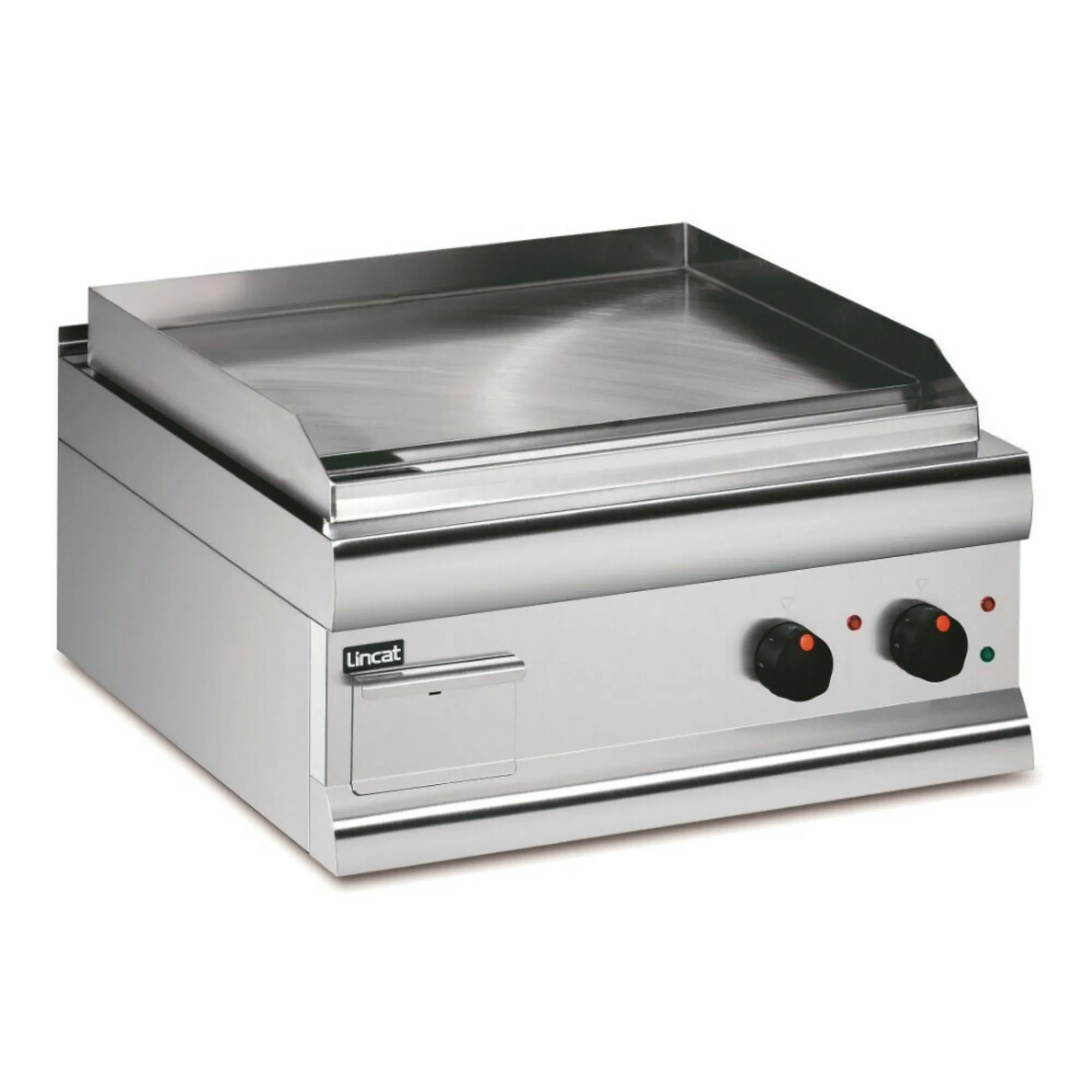 Picture of Lincat Silverlink 600 Electric Counter-top Griddle - Steel Plate - Twin Zone - Extra Power - W 600 mm - 5.6 kW - GS6/T/E