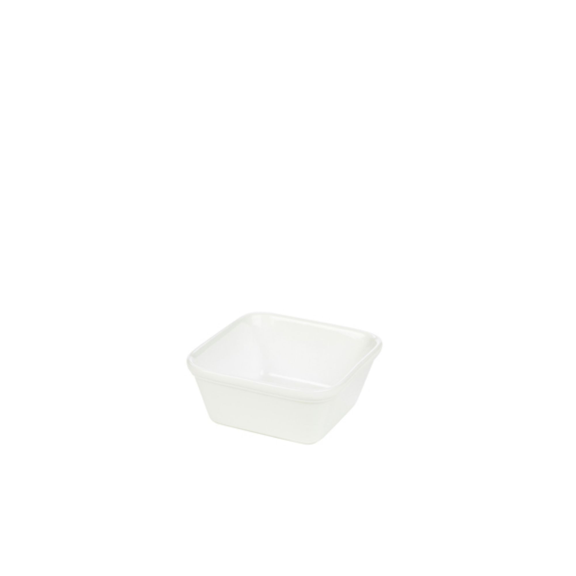 Picture of Genware Porcelain Square Pie Dish 12cm/4.75" - 353212