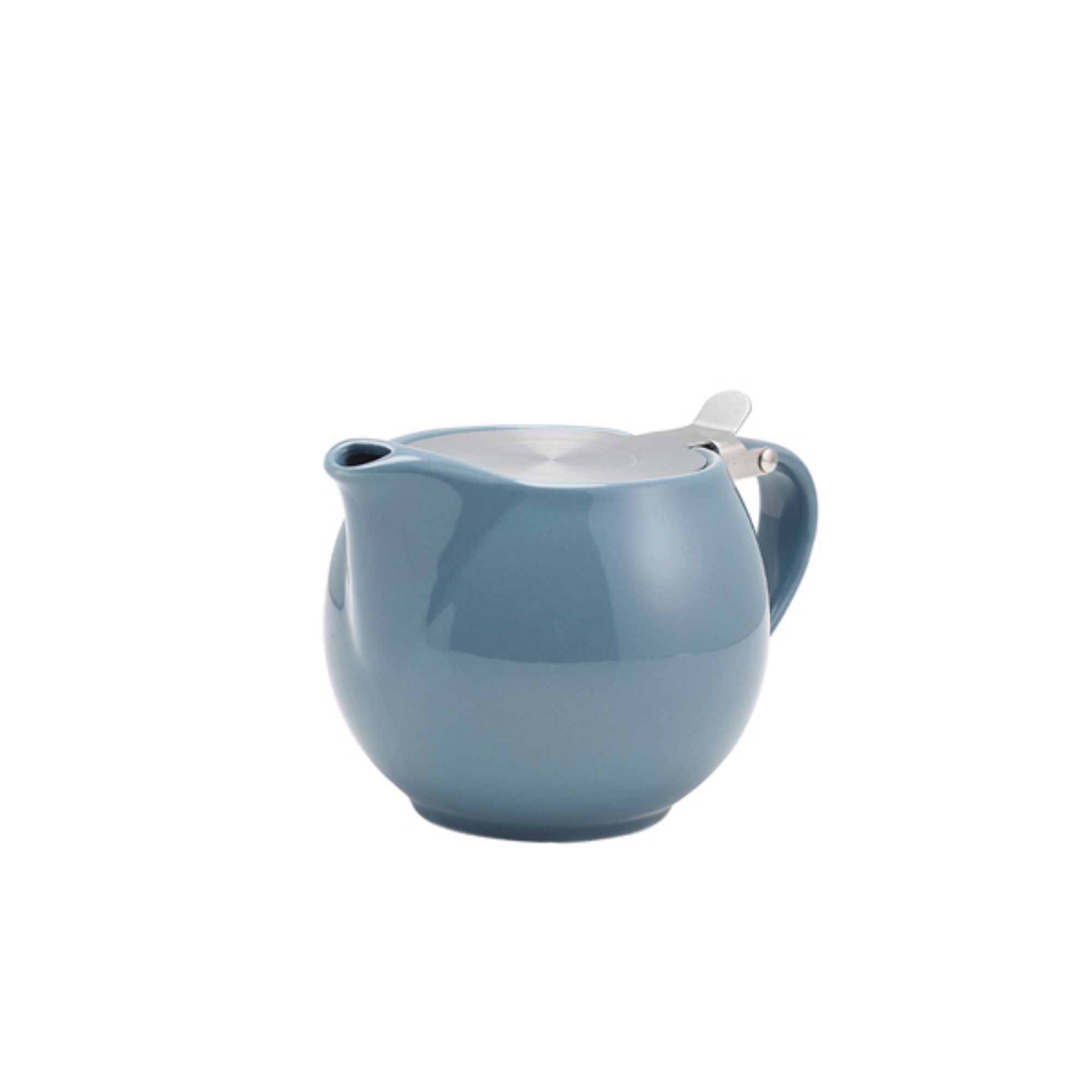 Picture of GenWare Porcelain Grey Teapot with St/St Lid & Infuser 50cl/17.6oz - 395950G