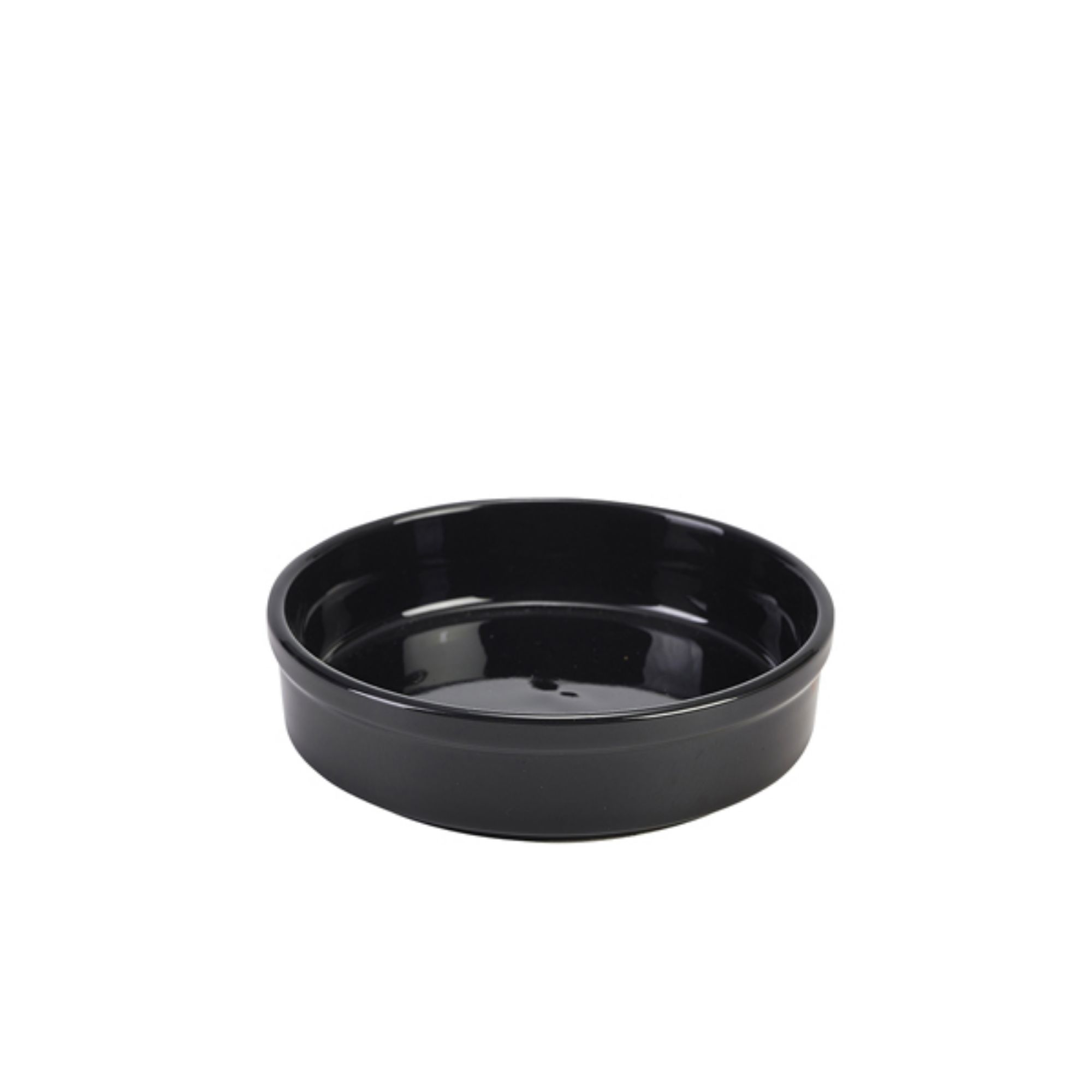 Picture of Genware Porcelain Black Round Dish 13cm/5" - 305613BK