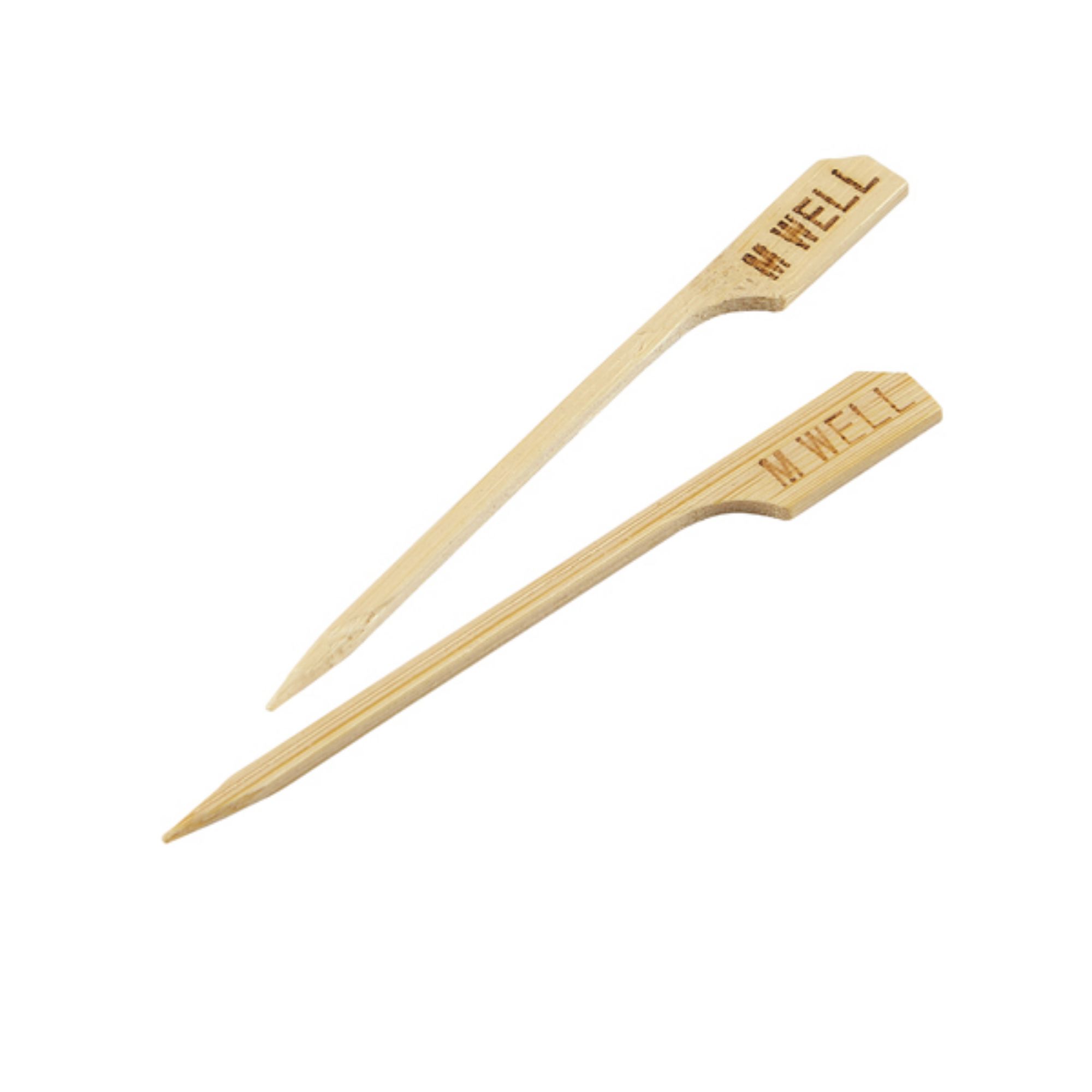 Picture of Bamboo Steak Markers 9cm/3.5" Medium Well (100pcs) - BMBSM9-MW