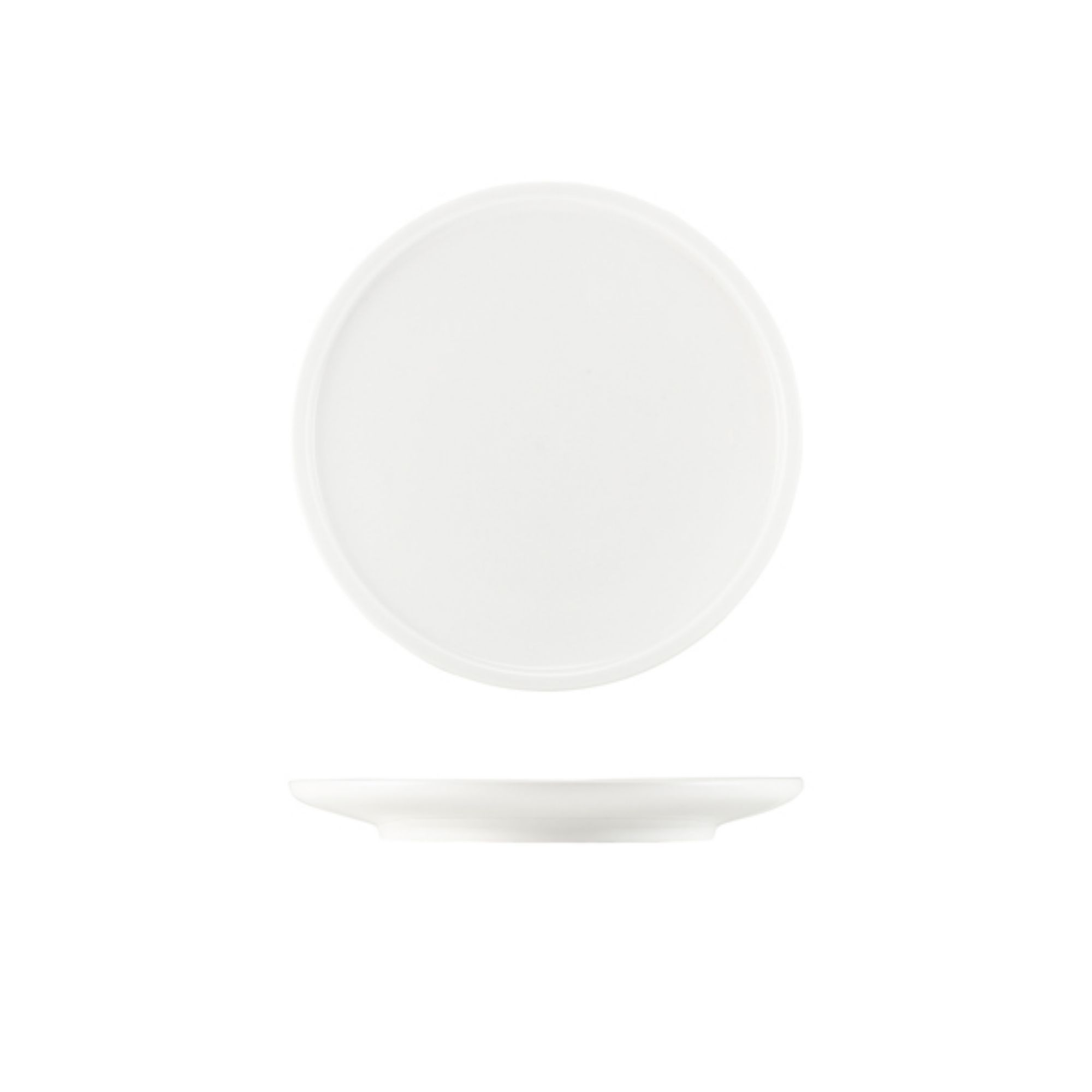 Picture of GenWare Porcelain Flat Rim Plate 18cm/7" - 161318
