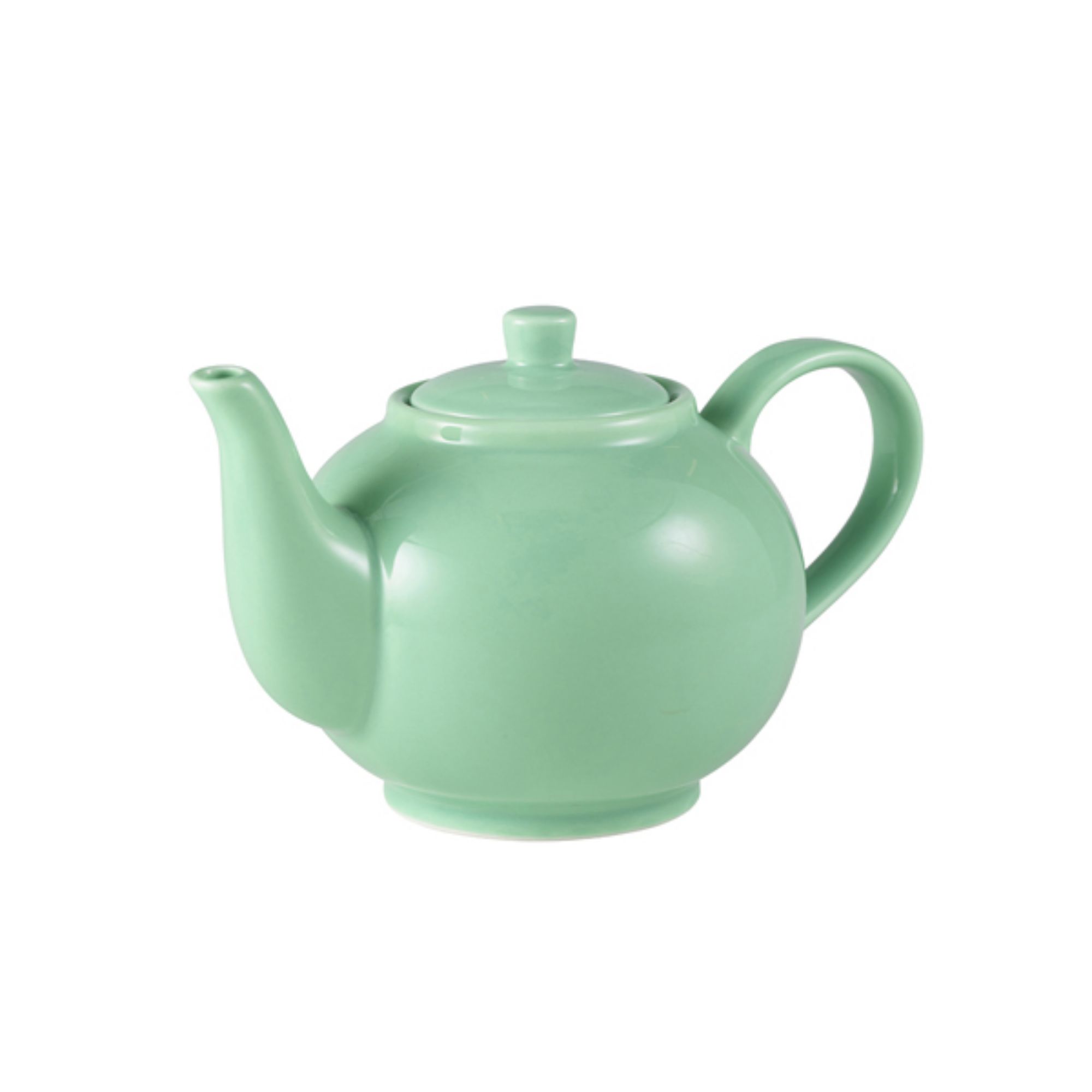Picture of Genware Porcelain Green Teapot 45cl/15.75oz - 393945GR