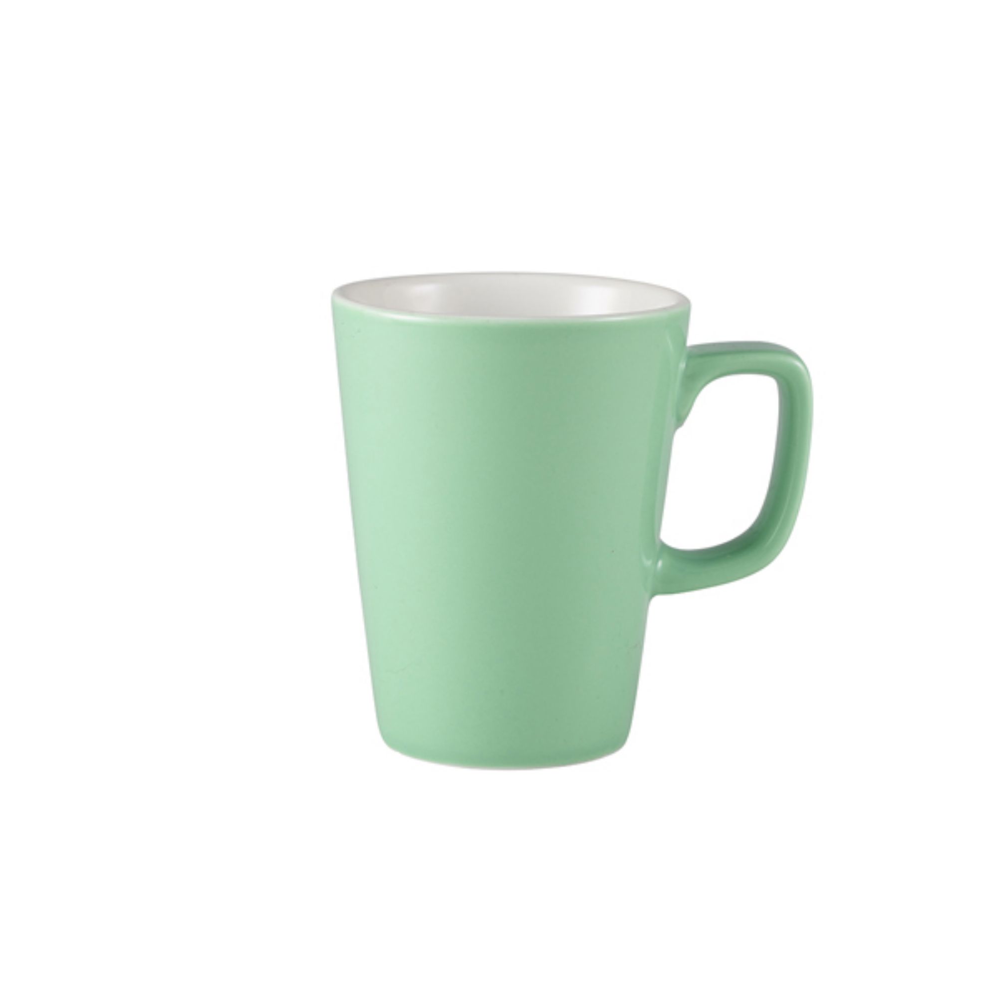 Picture of Genware Porcelain Green Latte Mug 34cl/12oz - 322135GR