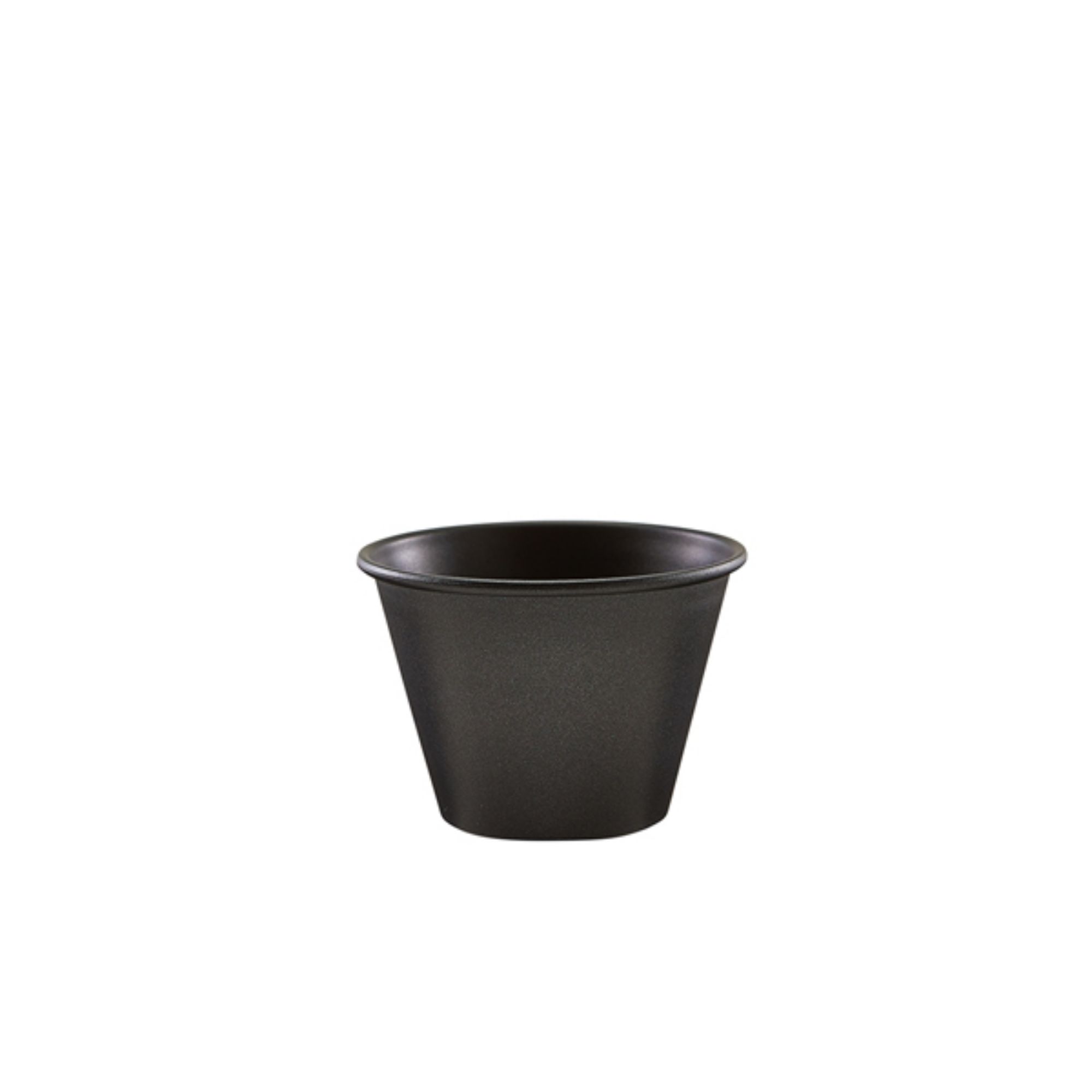 Picture of GenWare Metallic Black Ramekin 71ml/2.5oz - RAMST2MTBK