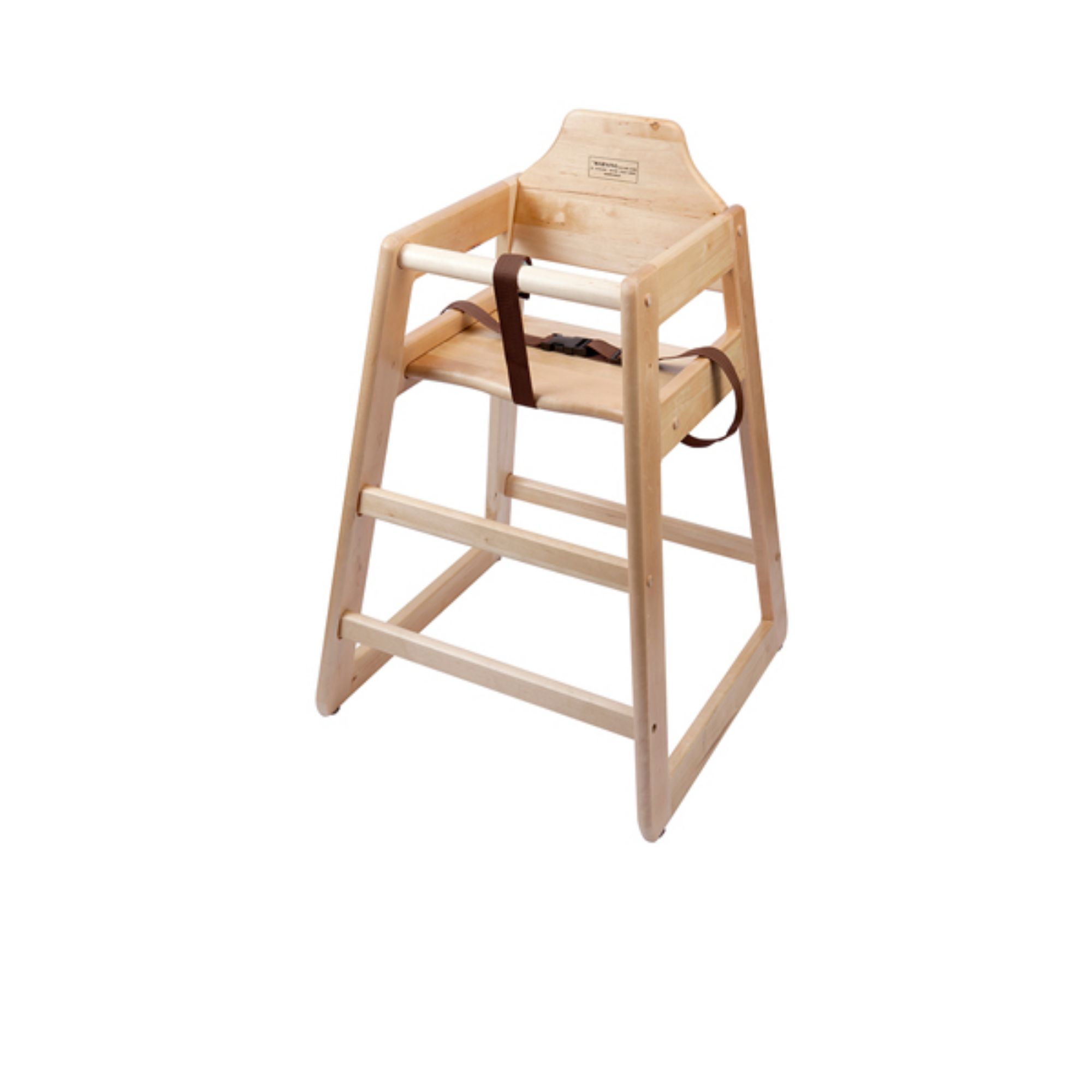 Picture of Wooden High Chair - Light Wood - HCHAIR-LW