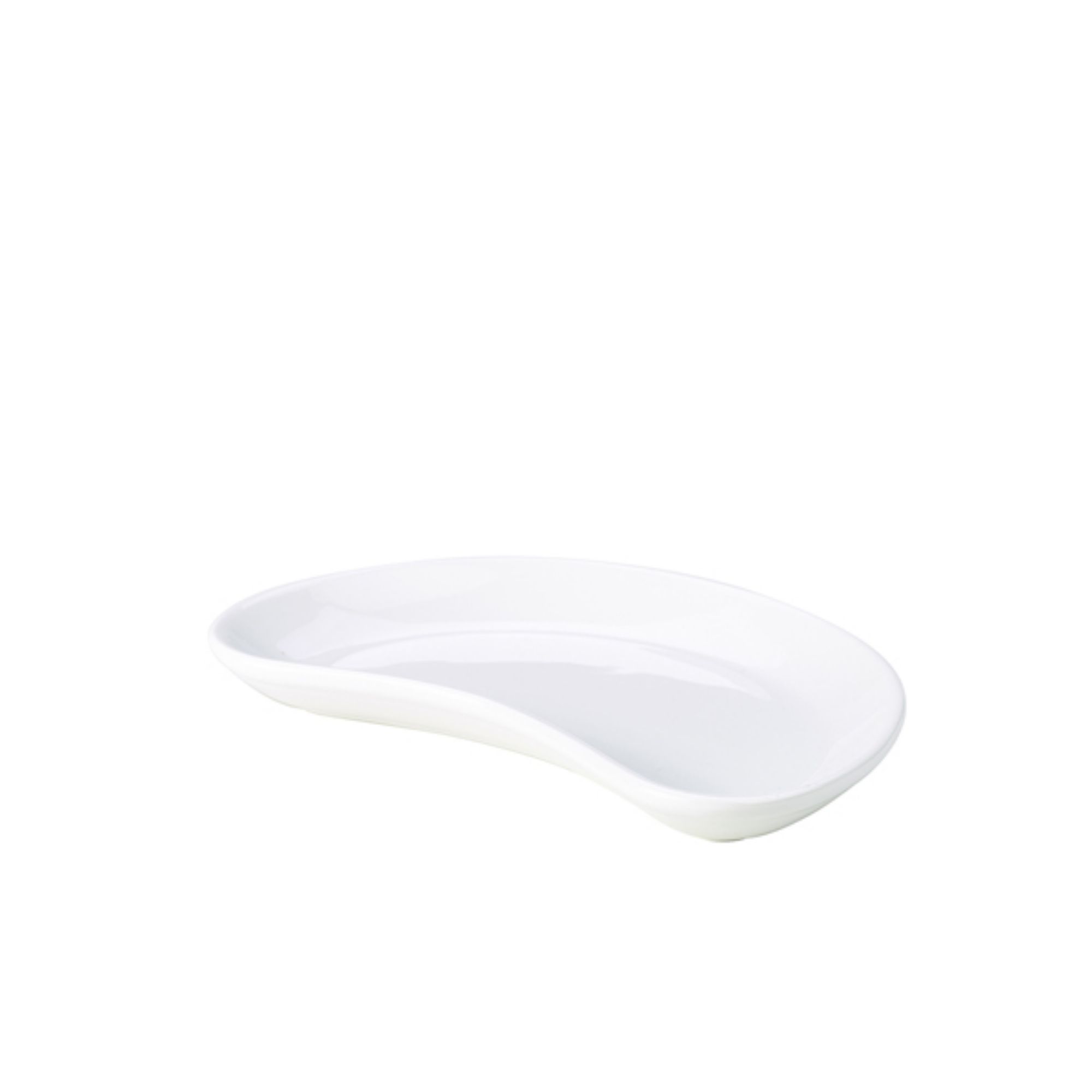Picture of Genware Porcelain Crescent Salad Dish 20cm/7.75" - 112120