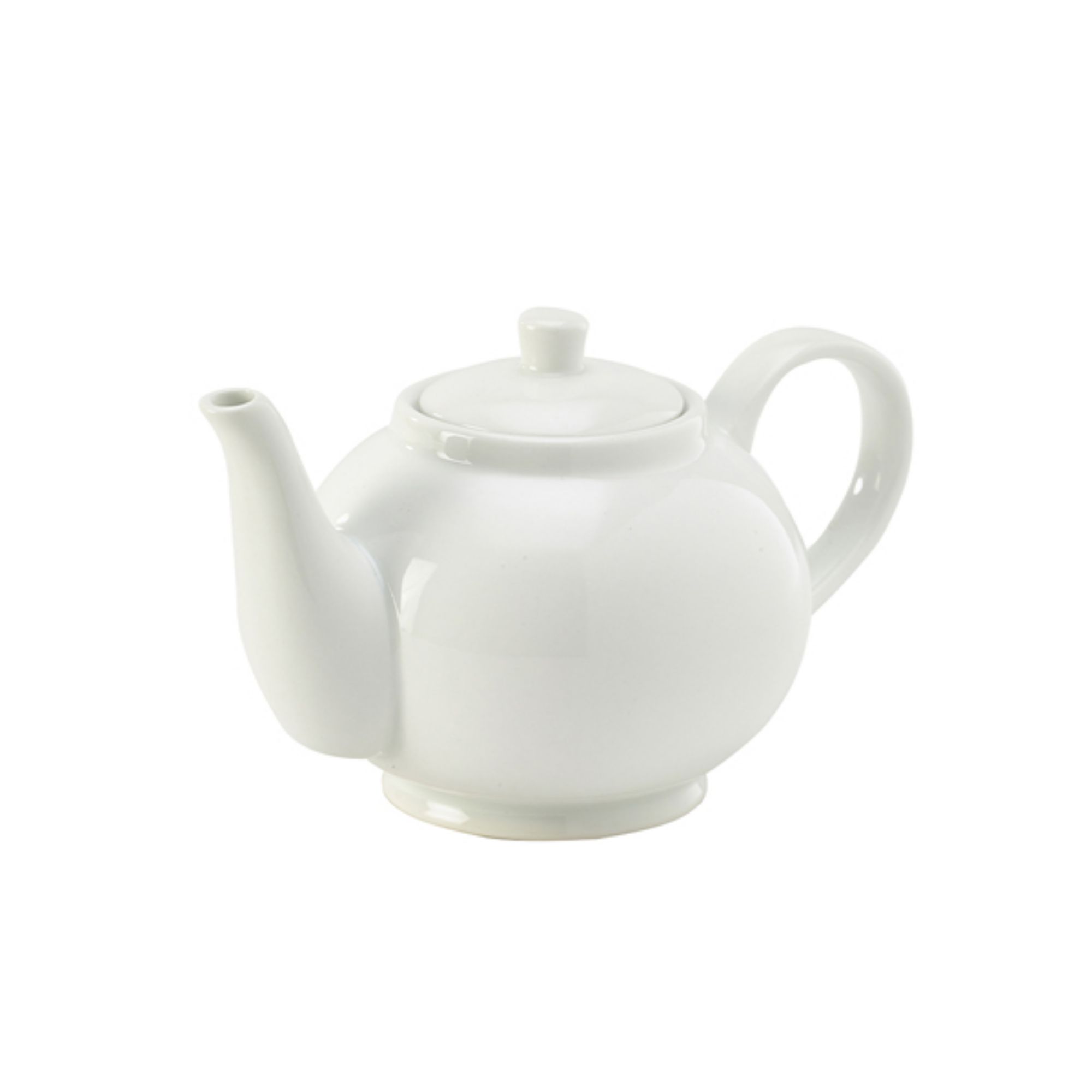 Picture of Genware Porcelain Teapot 45cl/15.75oz - 393945