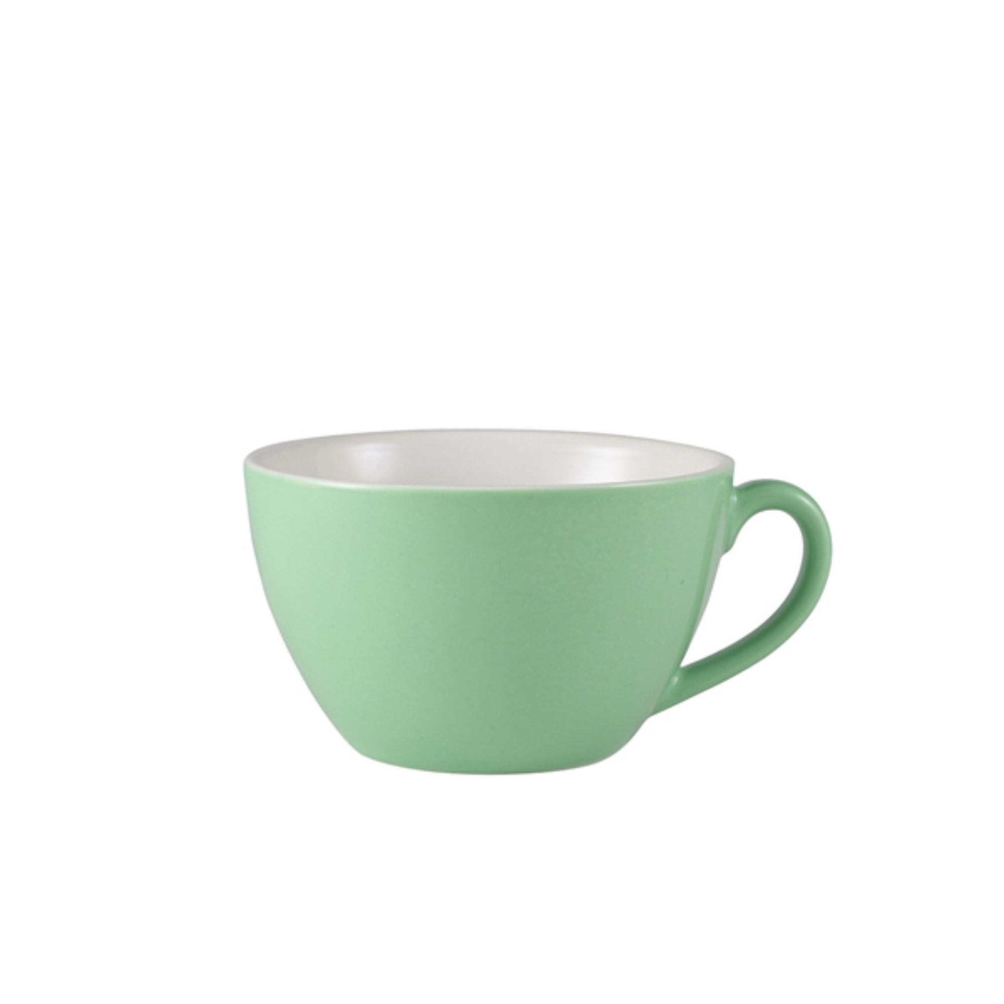 Picture of Genware Porcelain Green Bowl Shaped Cup 34cl/12oz - 322134GR