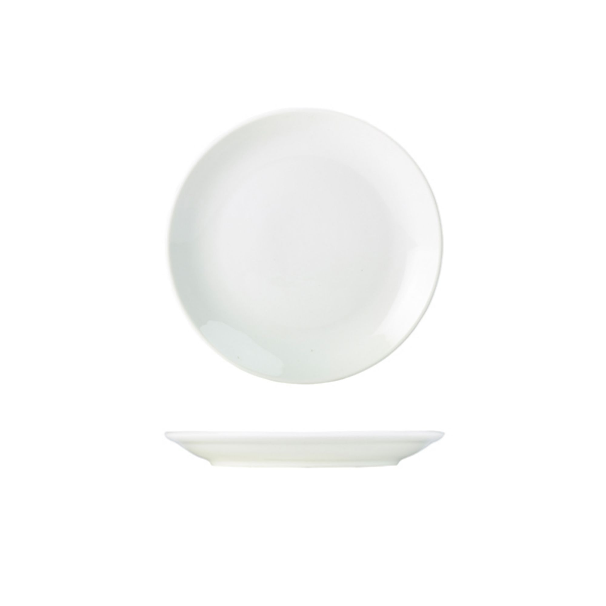 Picture of Genware Porcelain Coupe Plate 18cm/7" - 187618