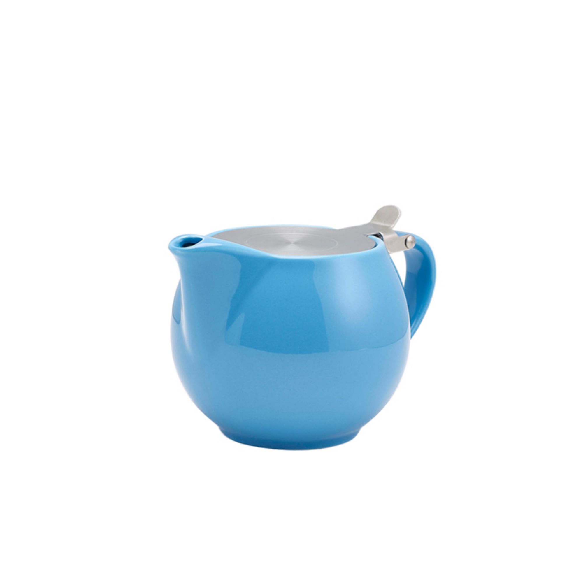 Picture of GenWare Porcelain Blue Teapot with St/St Lid & Infuser 50cl/17.6oz - 395950BL