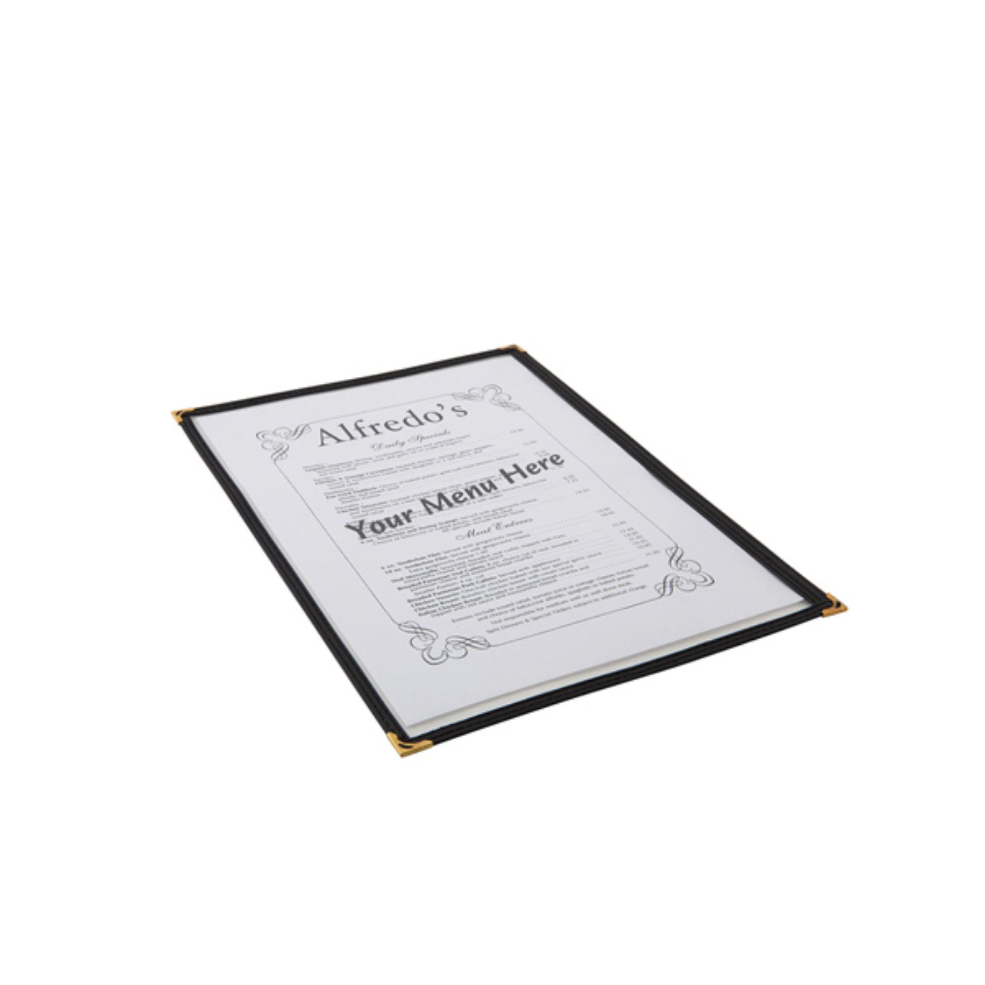 Picture of American Style Clear Menu Holder - 1 Page - MHAM2