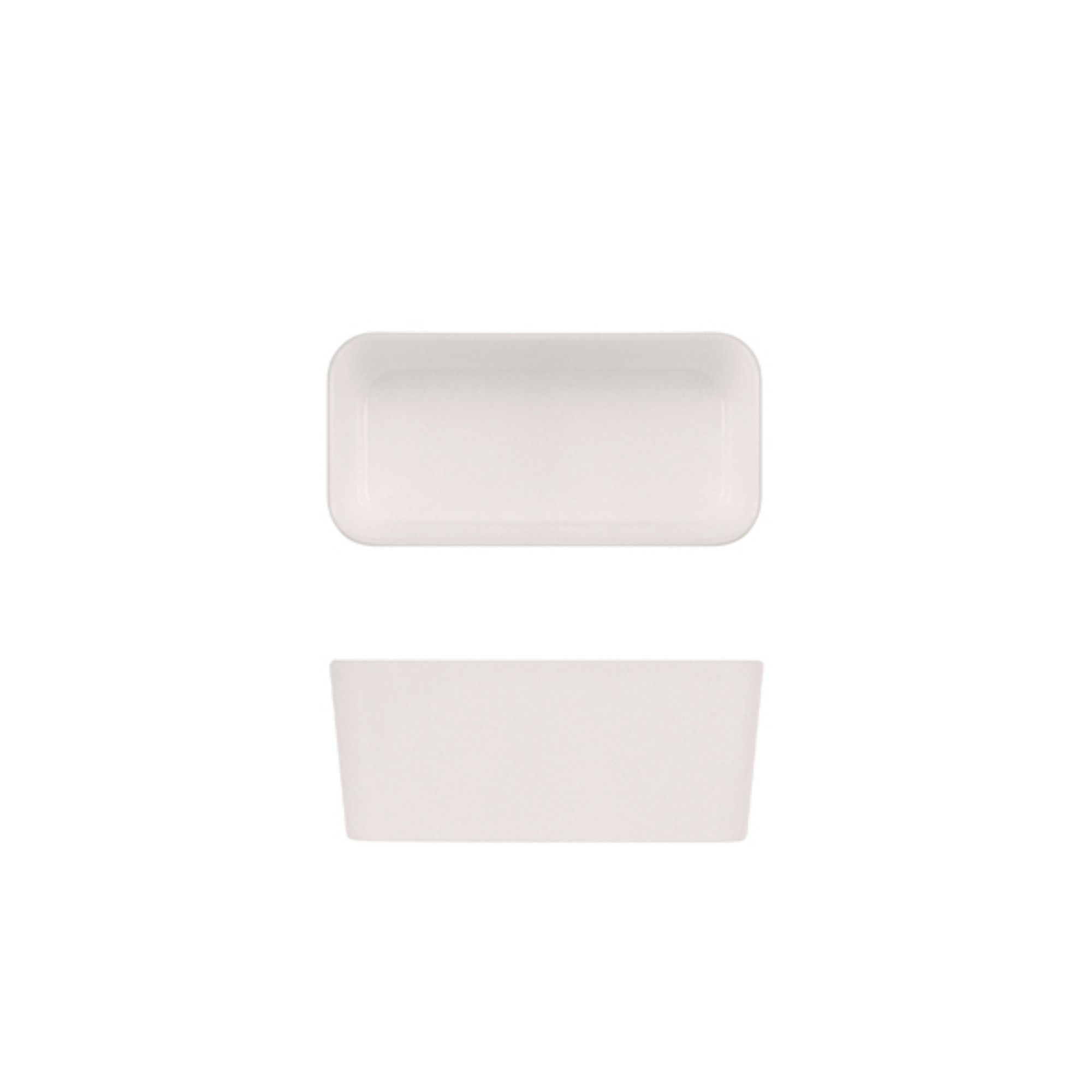 Picture of White Tokyo Melamine Middle Bento Box Insert 16.9 x 8.3 x 7cm - TY160445