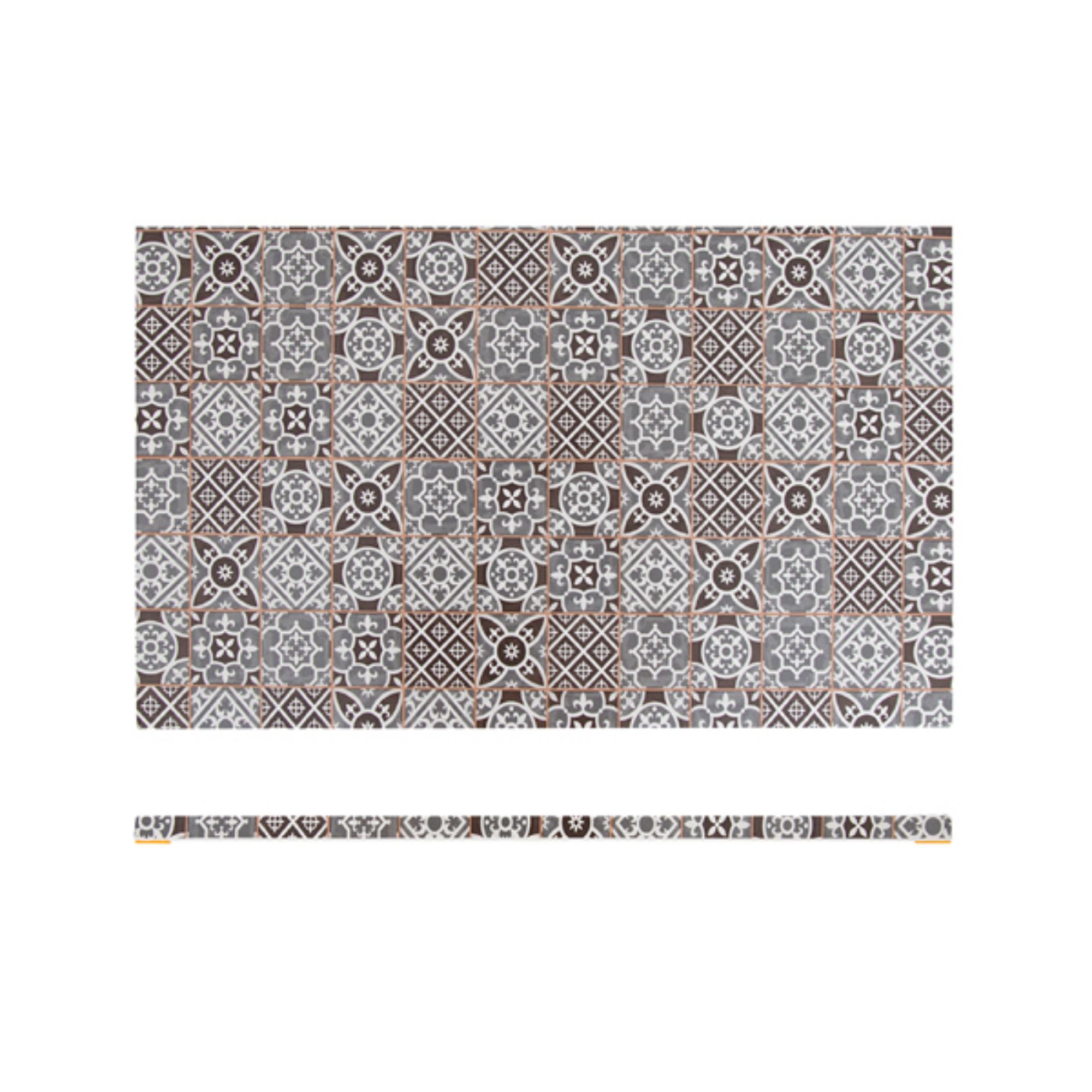 Picture of Grey Marrakesh Melamine GN1/1 Slab 53 x 32.5cm - MK110839