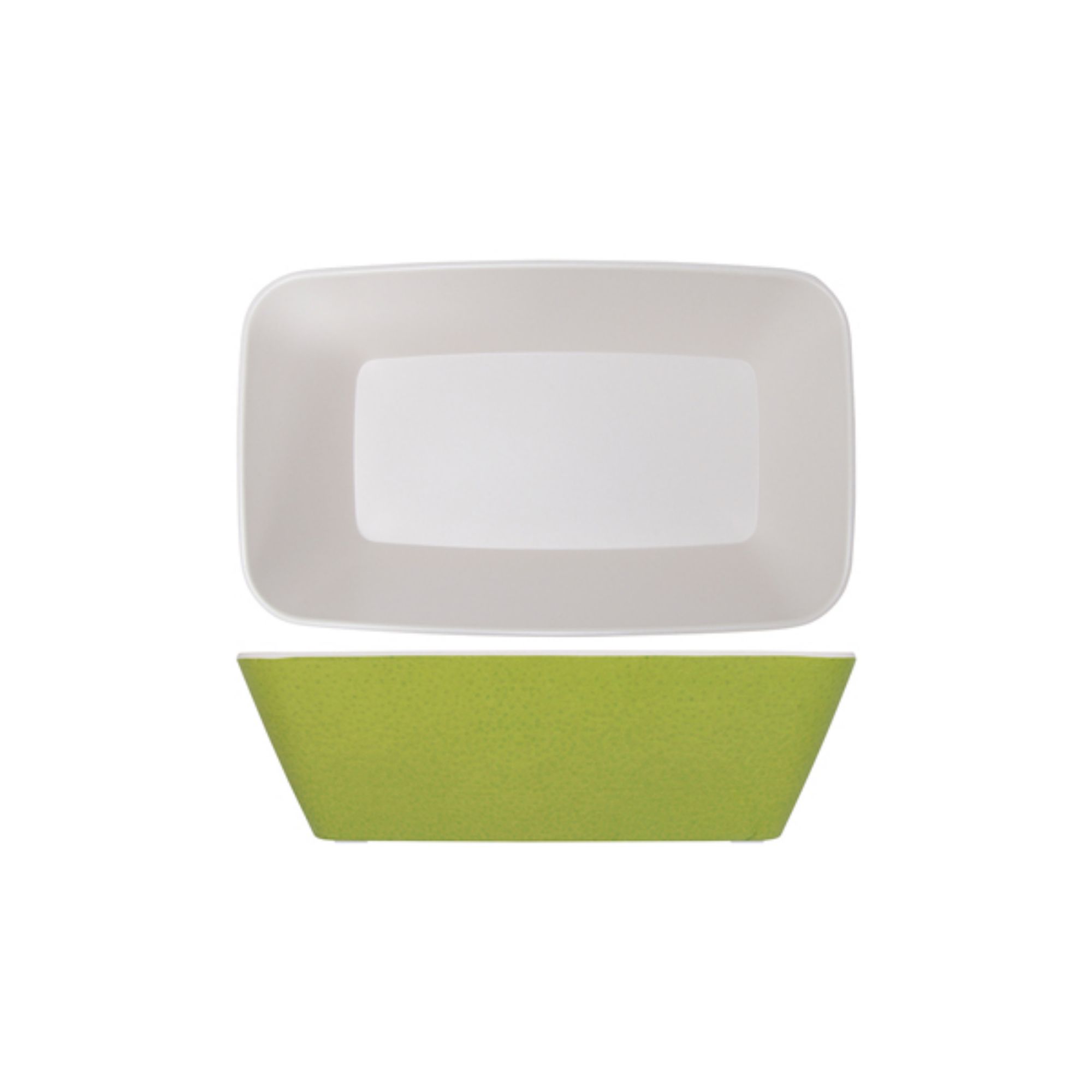 Picture of Lime Green Seville Melamine GN1/4 Deep Dish 26.5 x 16.2 x 8cm - SV140144