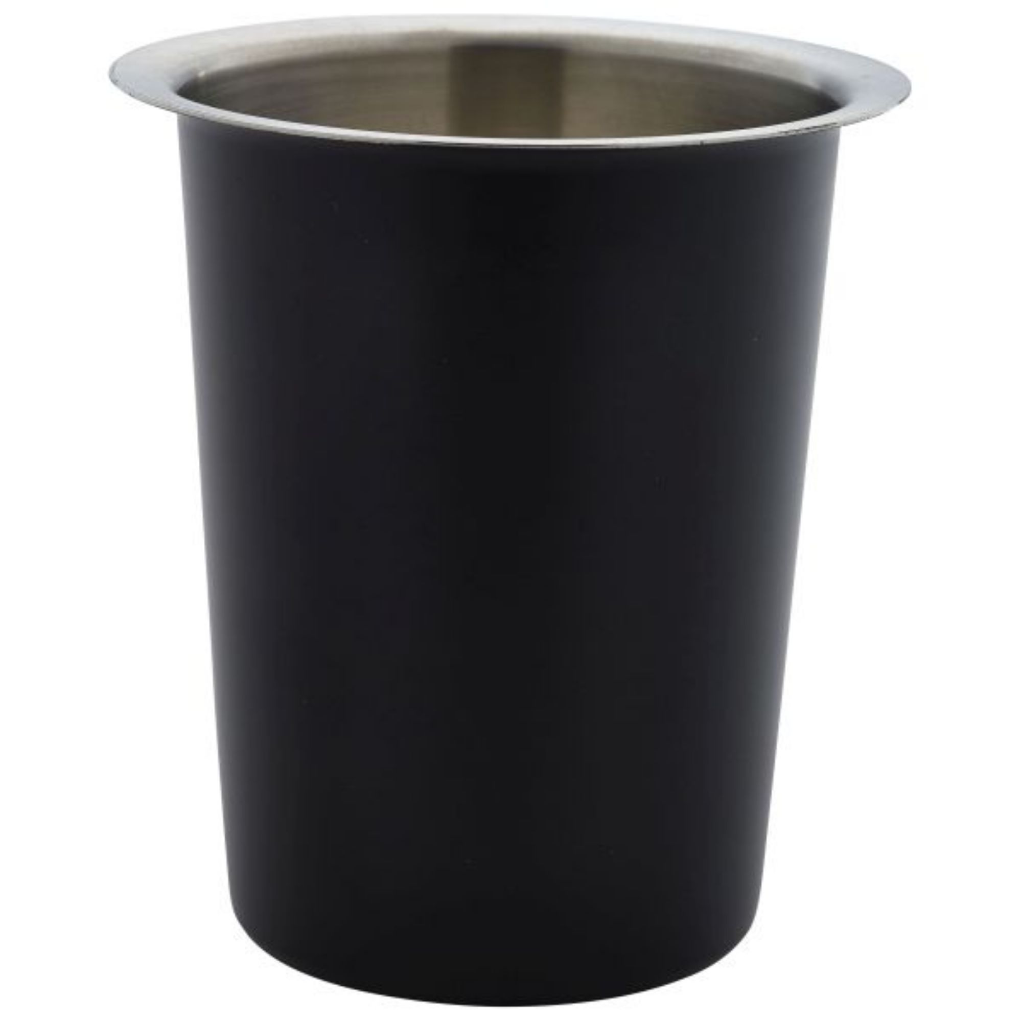 Picture of GenWare Stainless Steel Black Cutlery Cylinder - CC-4BK
