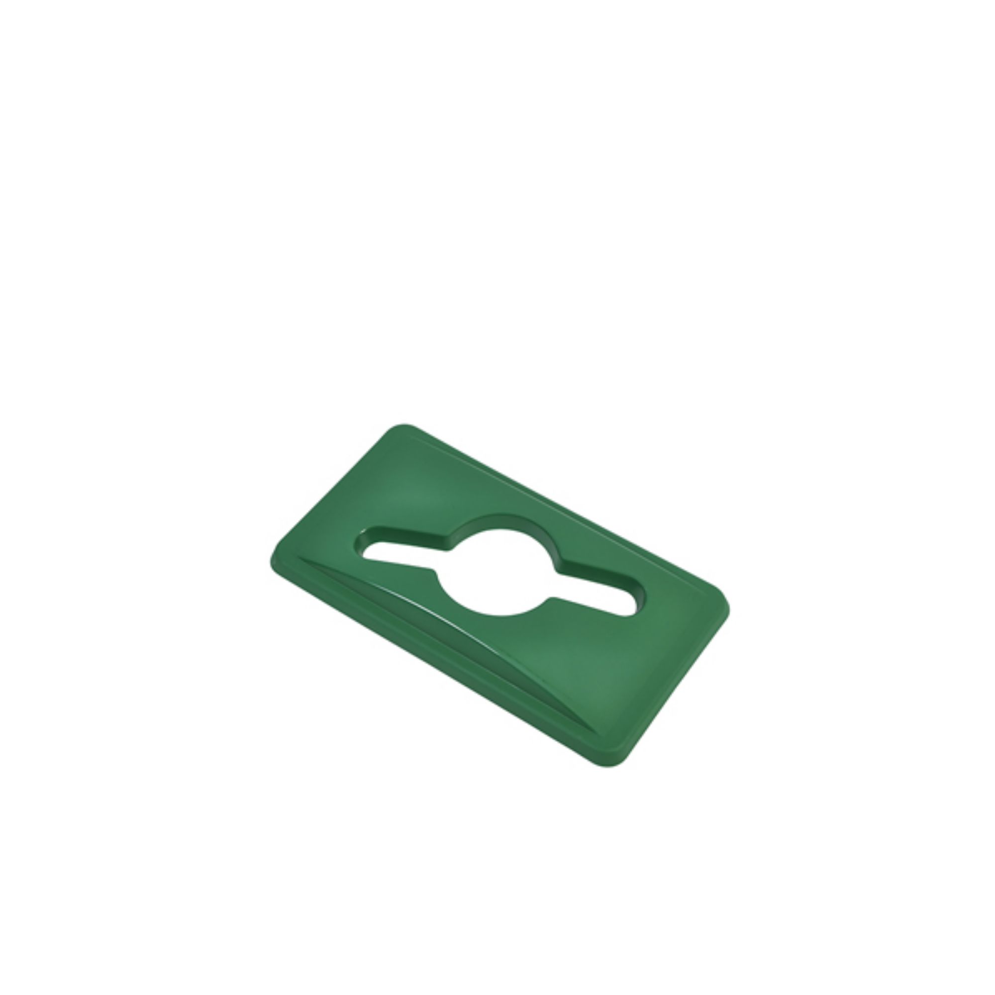 Picture of Green Glass Lid For Slim Recycling Bin - 23233553