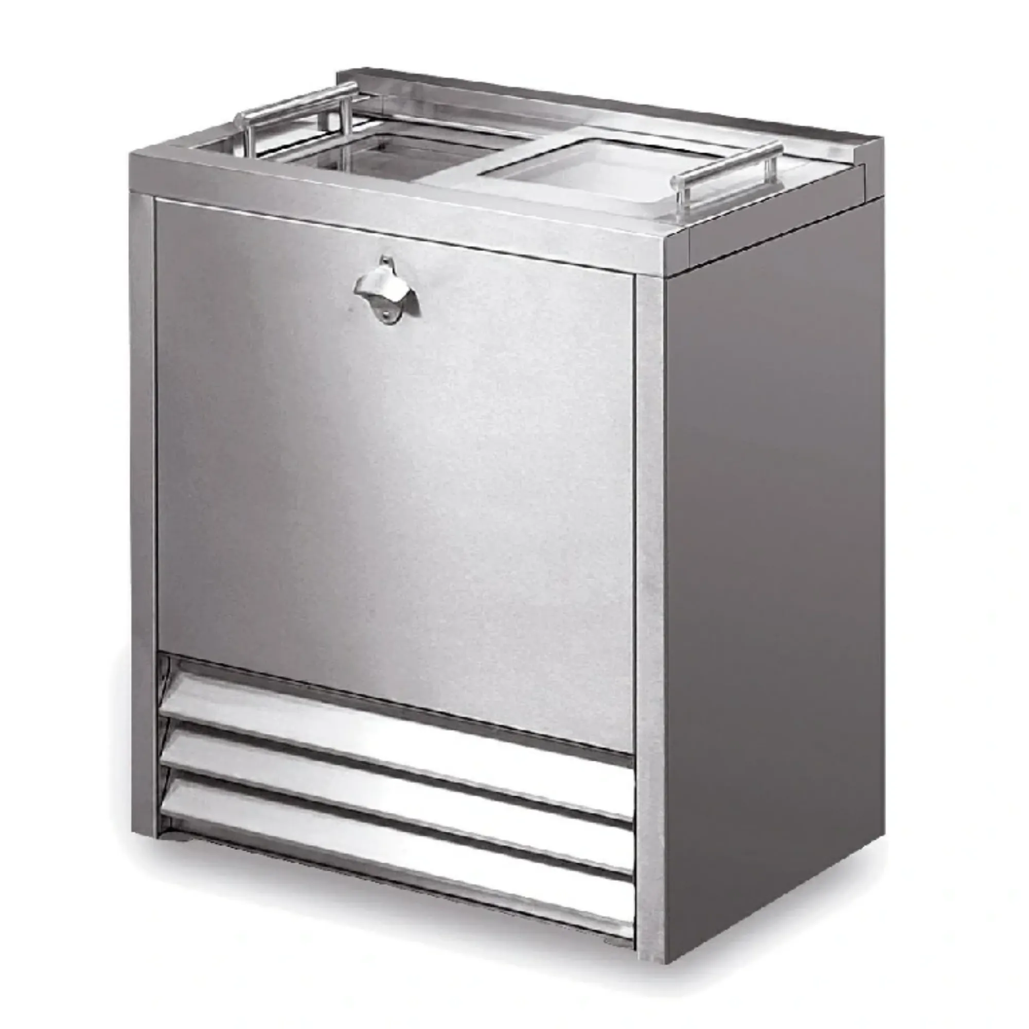 Picture of F73/071/SS - IMC BM70 Bottle Cooler [Top Load] - Glass Lid - F73/071/SS