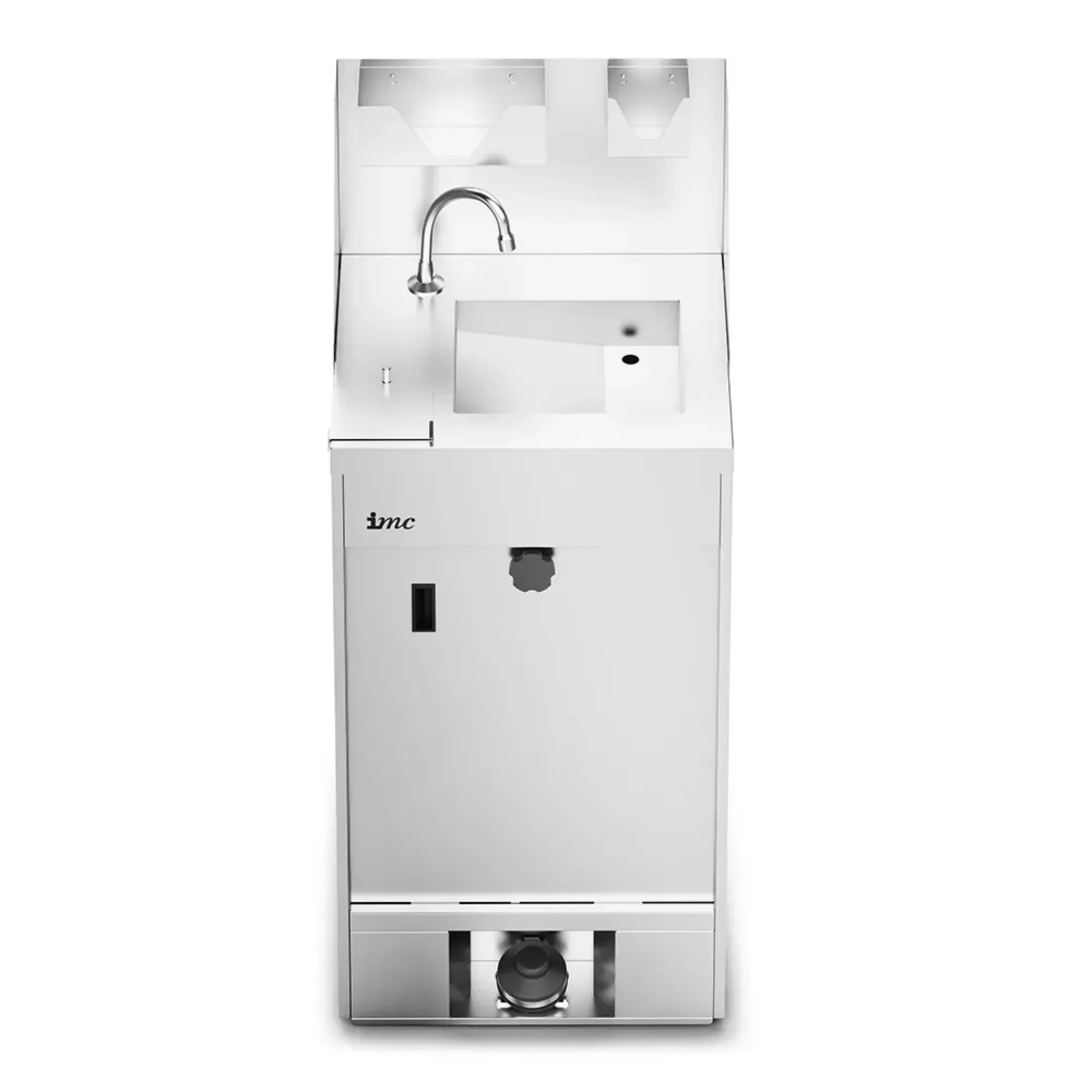 Picture of F63/502 - IMC IMClean High Capacity Mobile Hand Wash Station with Splashback, Soap & Paper Towel Holder - F63/502