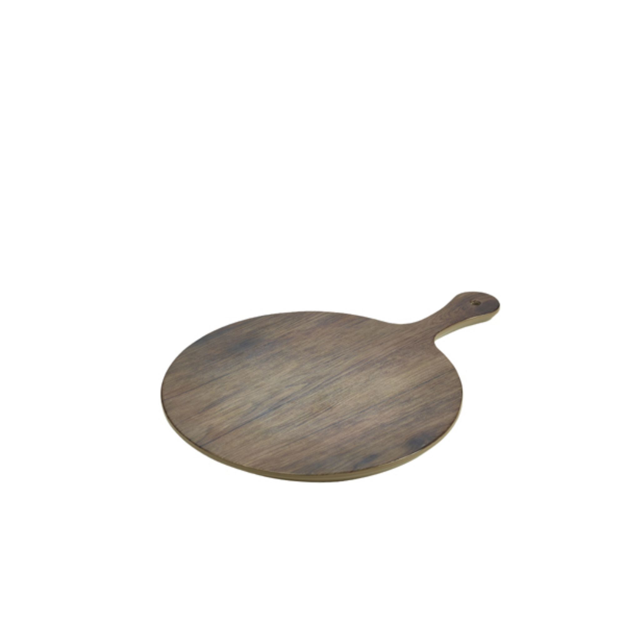 Picture of Wood Effect Melamine Paddle Board Round 17" - MELPB17-WD