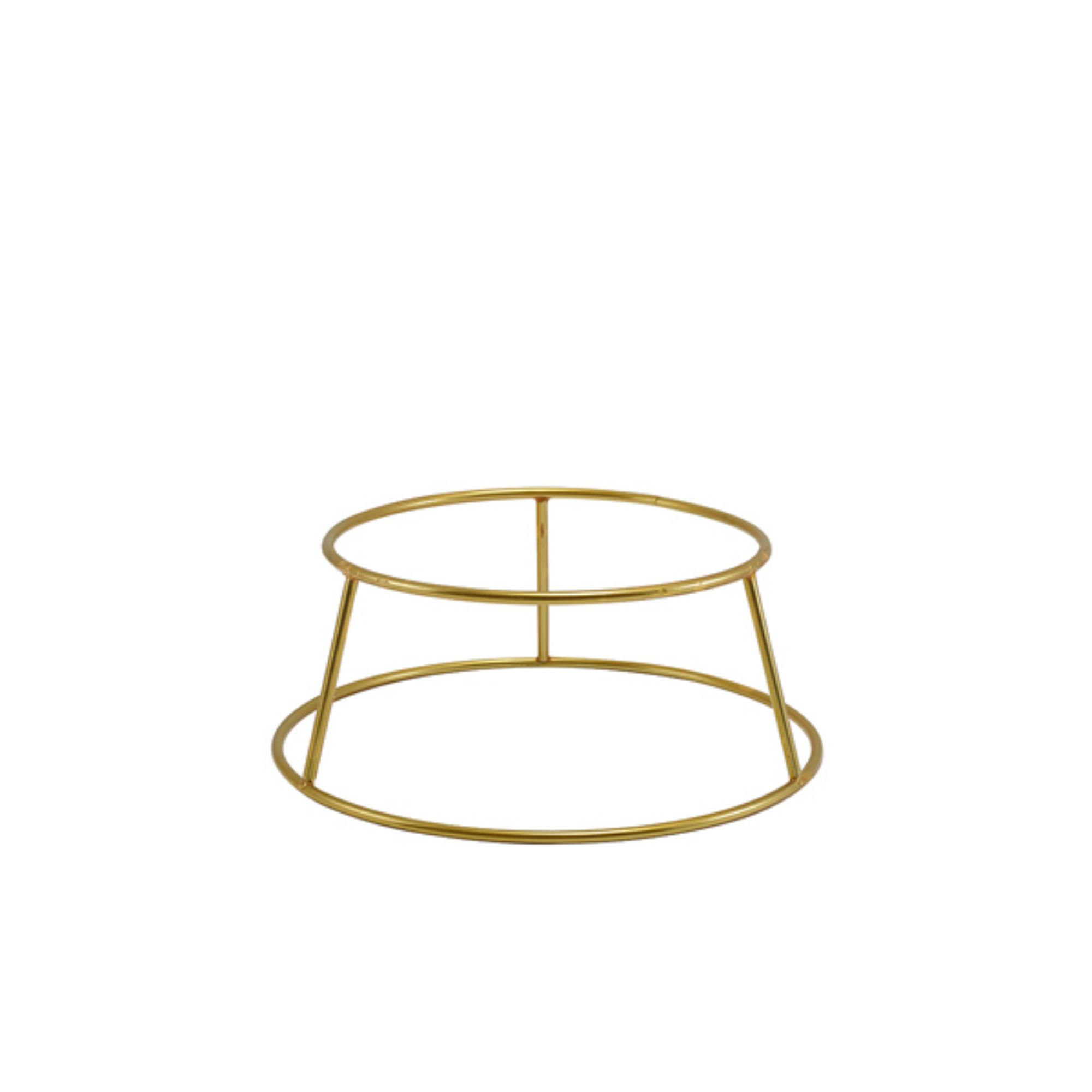 Picture of GenWare Gold Anti-Slip Round Buffet Riser 10cm - RSR-RGD10