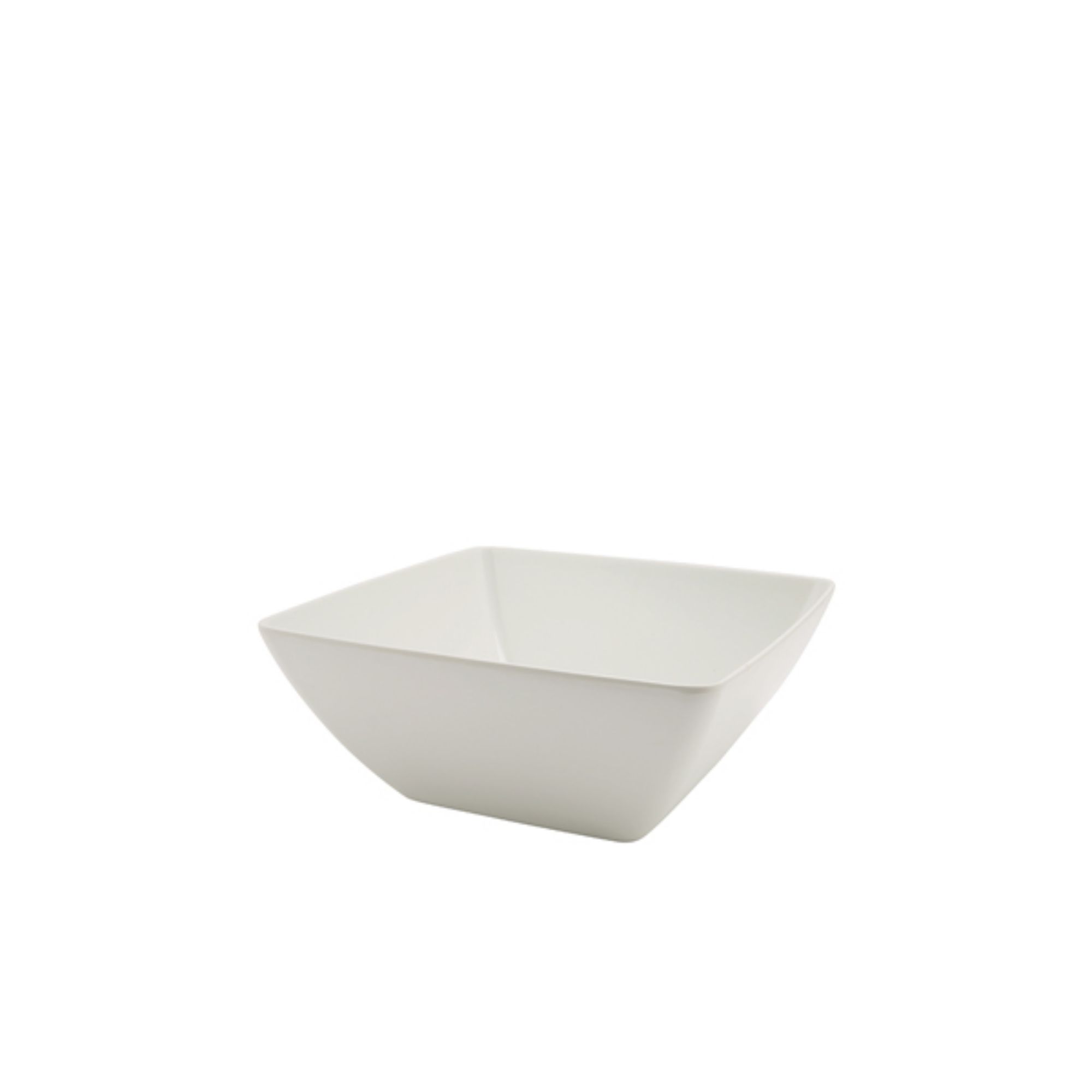 Picture of White Melamine Curved Square Bowl 26.2cm - MELSQB-28
