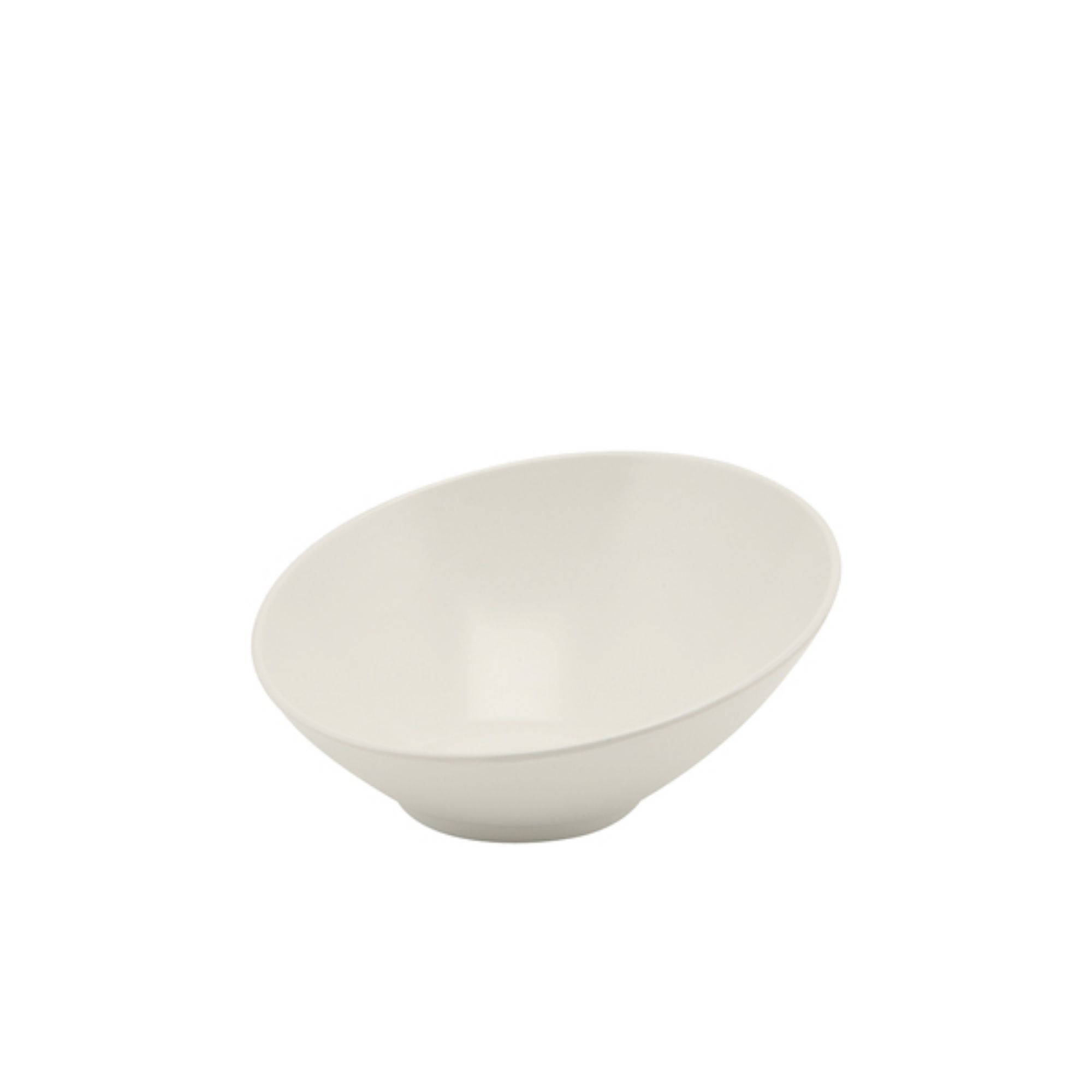Picture of White Melamine Slanted Buffet Bowl 30X29X13cm - MELSLB-30