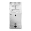 Picture of F63/700 - IMC IMClean Junior Reduced Height Mobile Hand Wash Station without Heater - inc. S/back, Soap & Paper Towel Holder - F63/700