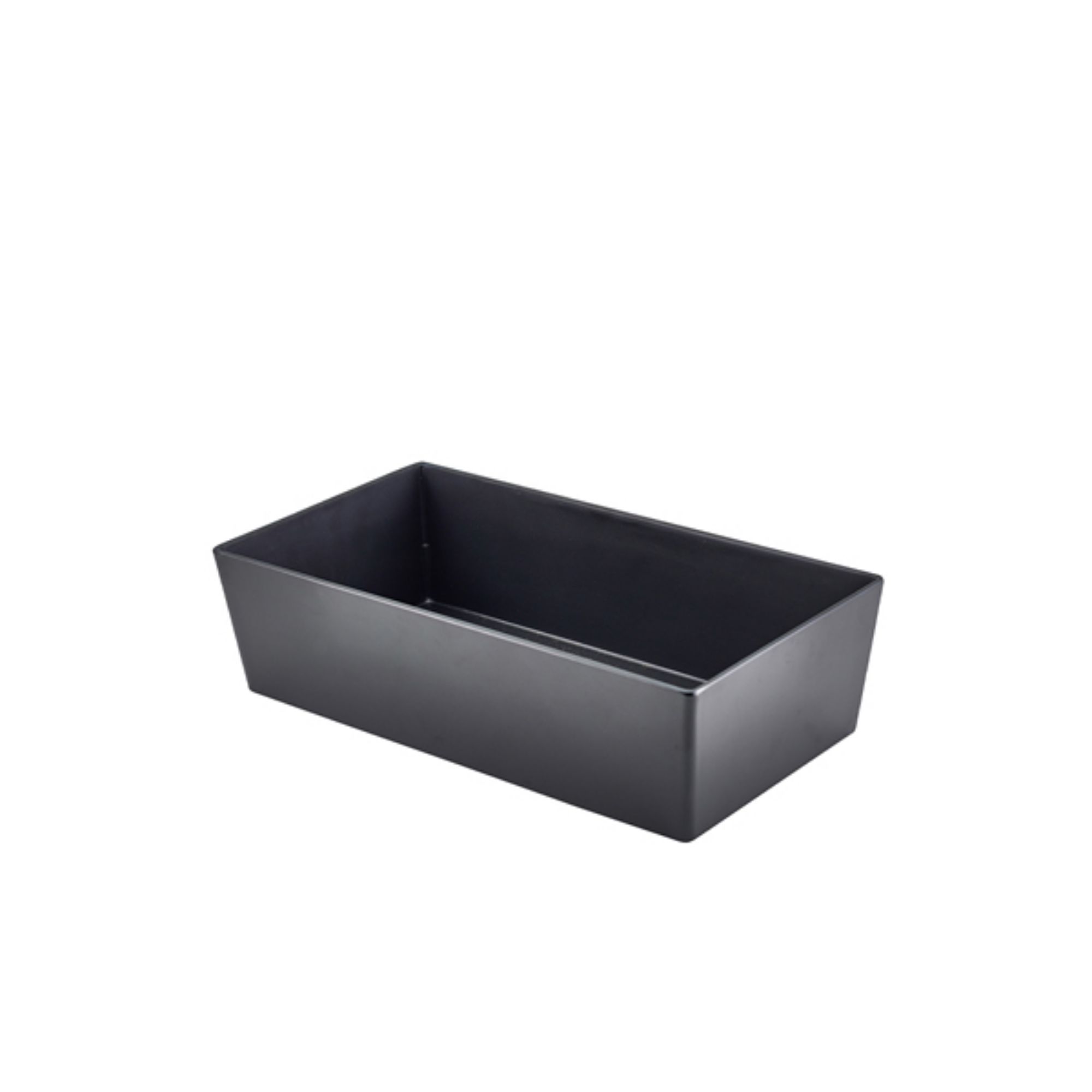 Picture of GenWare Matt Black Melamine Buffet Box GN1/3 - MELBB13MBK