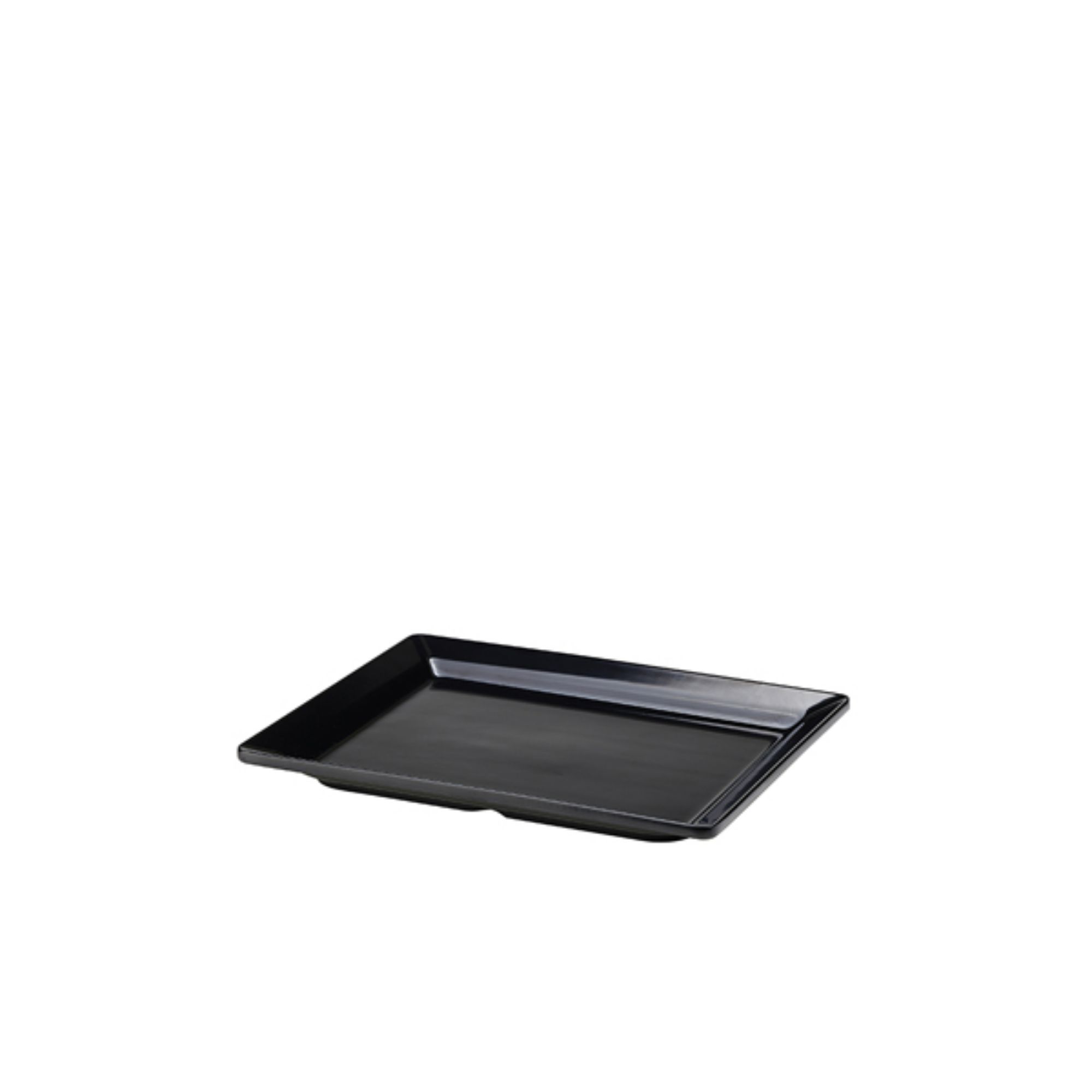 Picture of Black Melamine Platter GN 1/2 Size 32 X 26cm - MEL12-BK