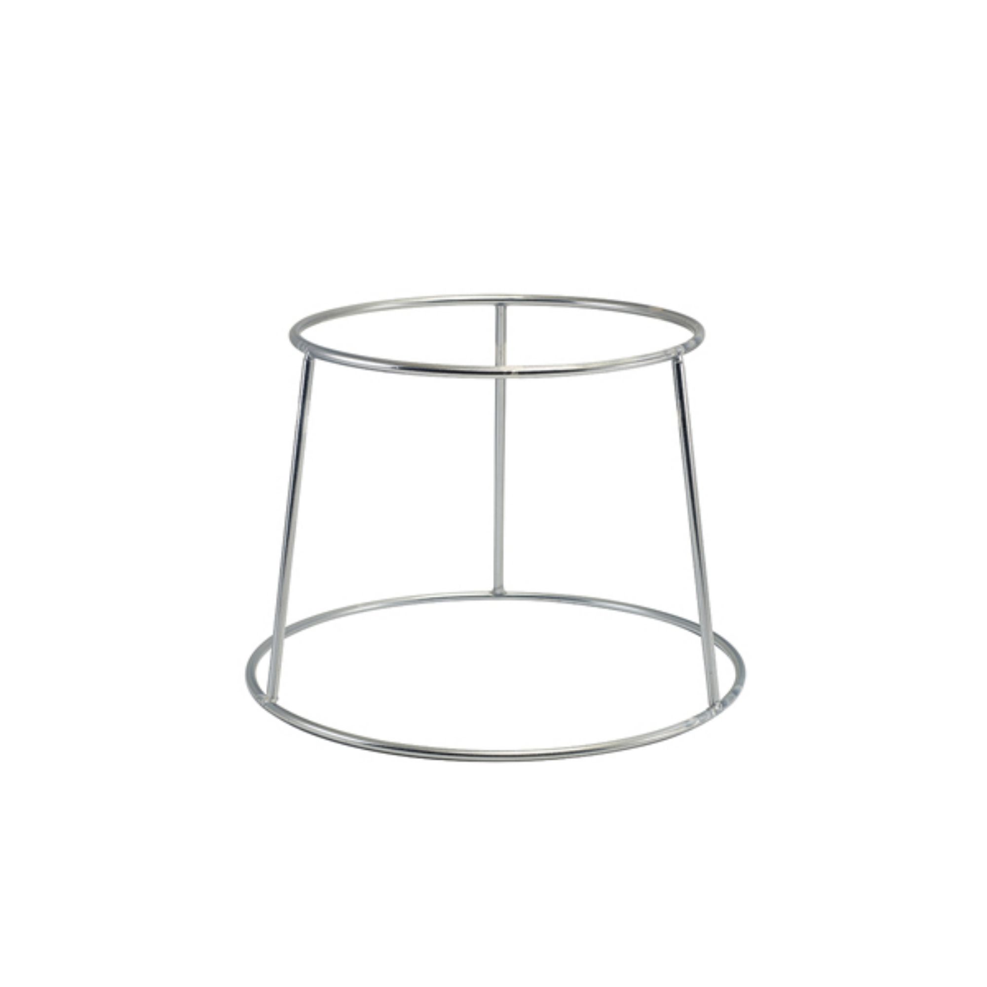 Picture of GenWare Silver Anti-Slip Round Buffet Riser 18cm - RSR-RS18