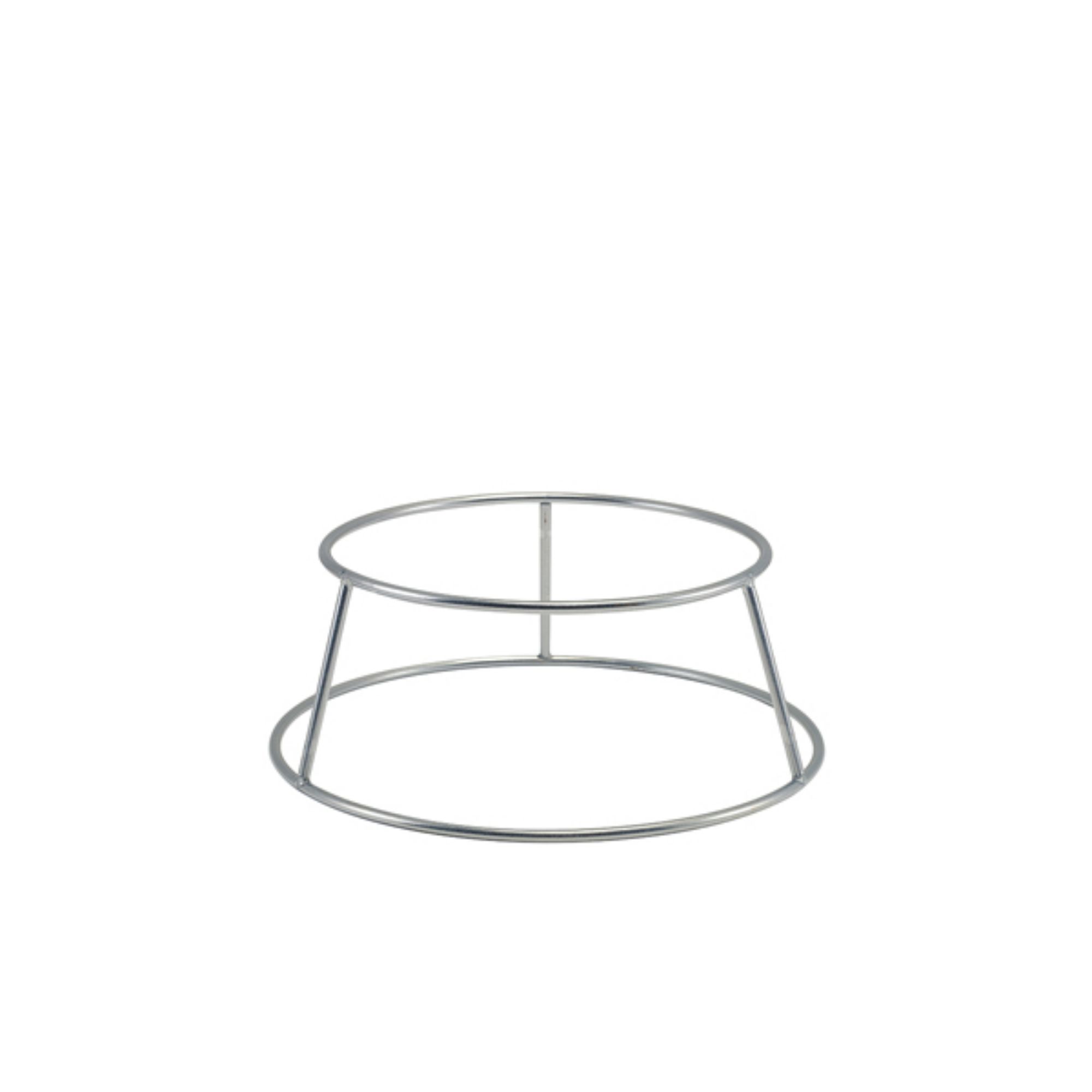 Picture of GenWare Silver Anti-Slip Round Buffet Riser 10cm - RSR-RS10