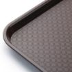 Picture of Olympia Kristallon Large Polypropylene Fast Food Tray Brown 450mm - P509