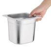 Picture of Vogue Stainless Steel 1/6 Gastronorm Tray 150mm - K992
