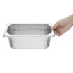 Picture of Vogue Stainless Steel 1/4 Gastronorm Tray 100mm - K819