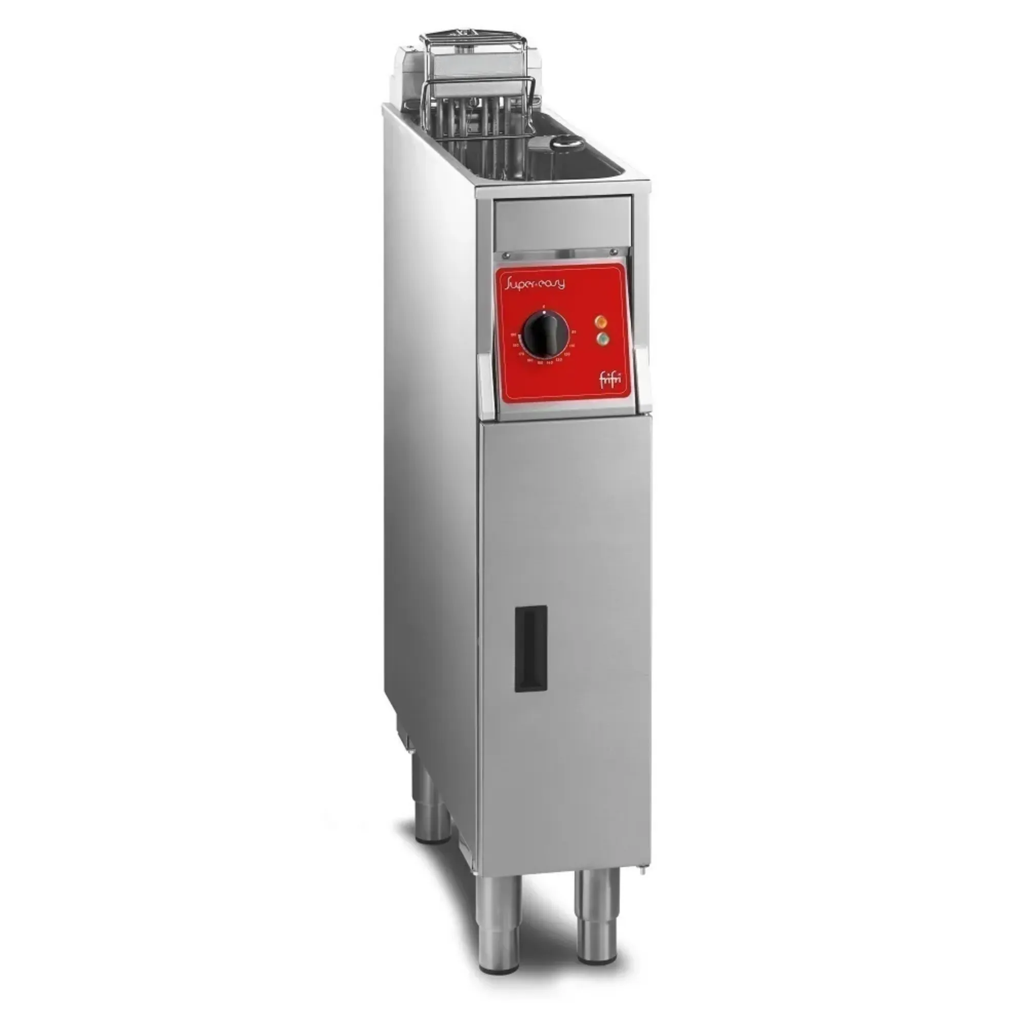 Picture of SL211L31G0 - FriFri Super Easy 211 Electric Free-standing Single Tank Fryer with Filtration - 1 Basket - W 200 mm - 7.5 kW - SL211L31G0