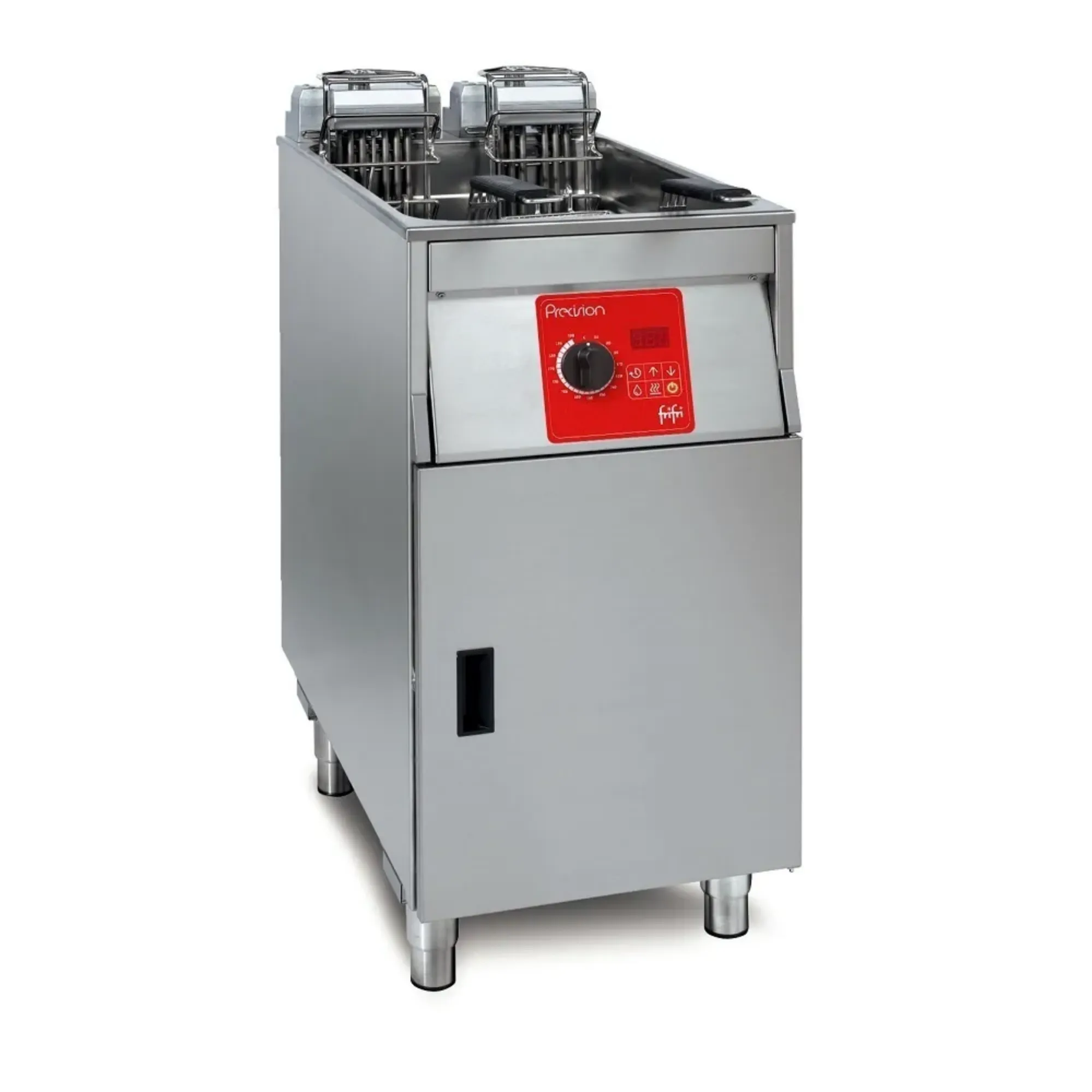 Picture of PL412L31G0 - FriFri Precision 412 Electric Free-standing Single Tank Fryer - 2 Baskets - W 400 mm - 15.0 kW - PL412L31G0