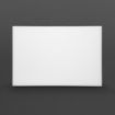 Picture of Hygiplas Thick High Density White Chopping Board Standard 450x300x25mm - J038