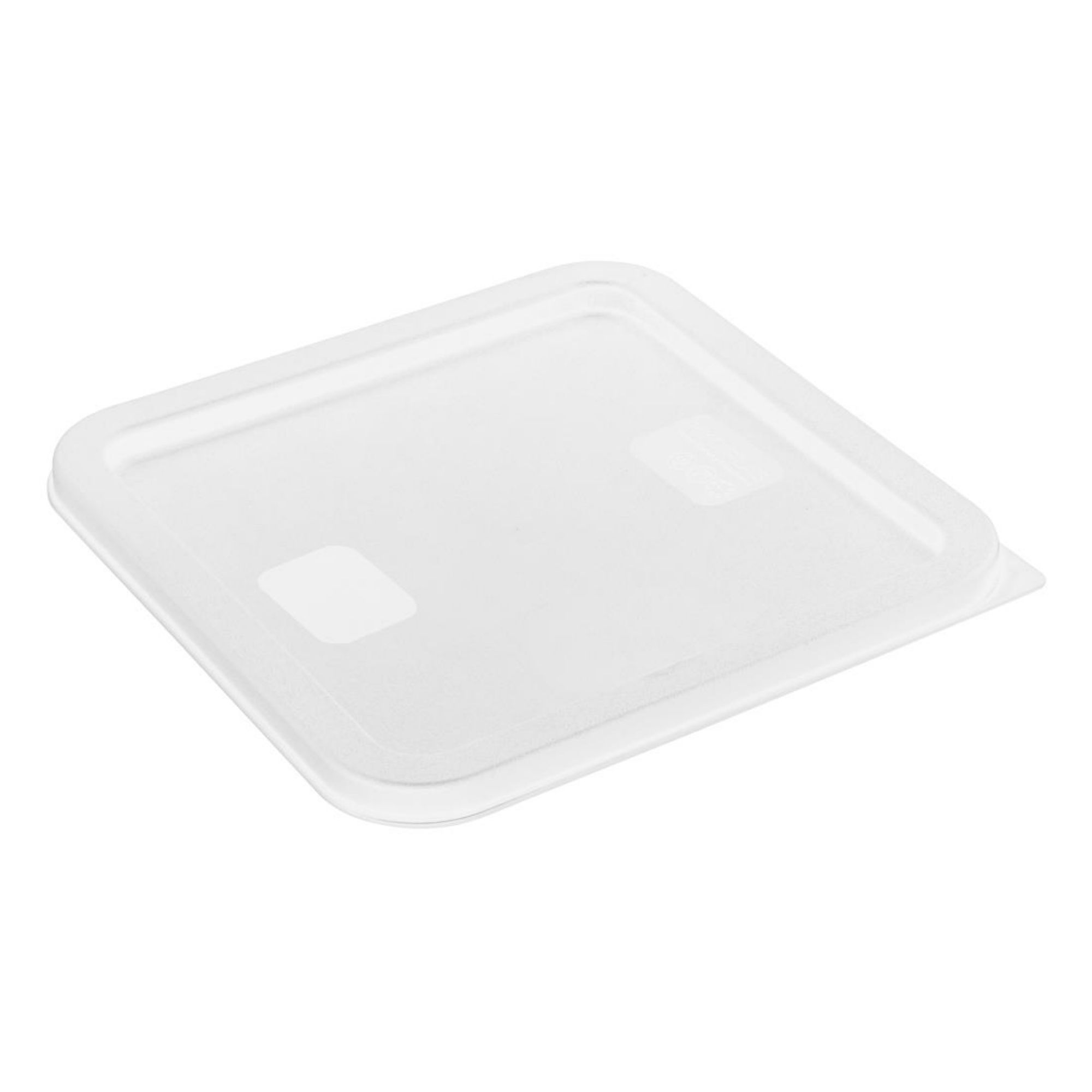 Picture of Hygiplas Square Food Storage Container Lid White Medium - HY417