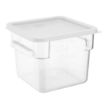 Picture of Hygiplas Square Food Storage Container Lid White Medium - HY417