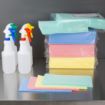 Picture of Jantex Non-Woven Cloths Red (50 Pack) - HS594