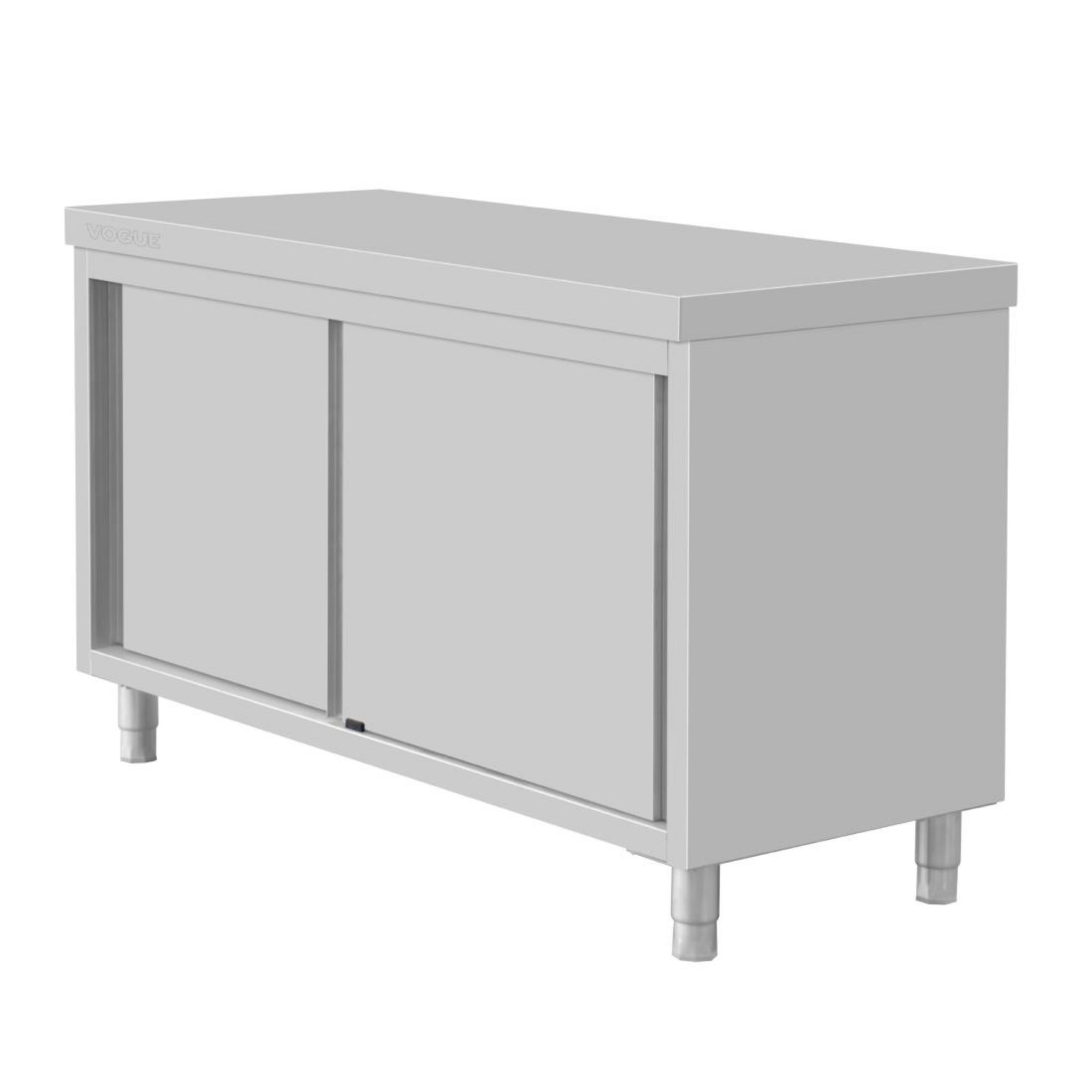 Picture of Vogue Standing Floor Cupboard Stainless Steel 900x1500x600mm - FU586