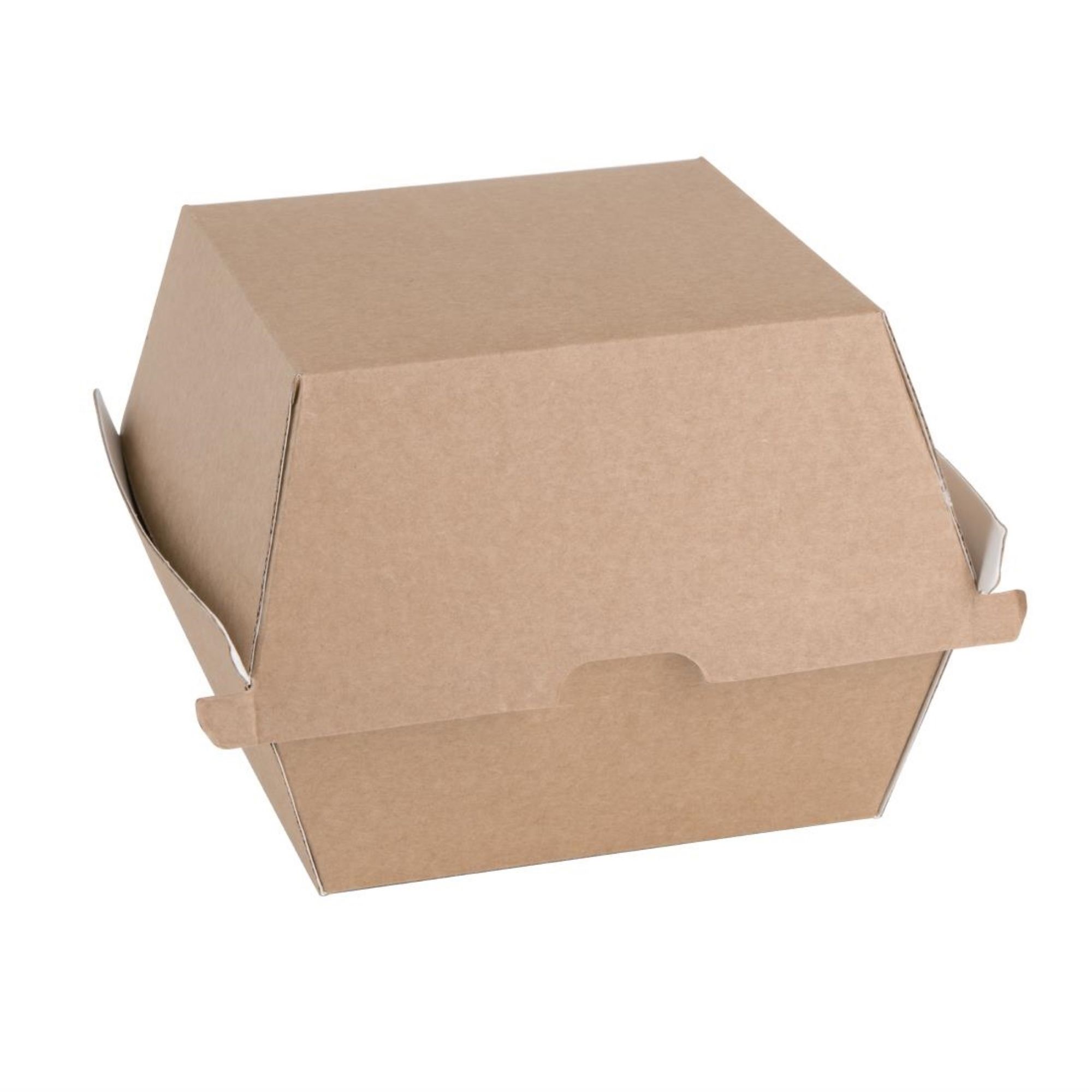 Picture of Fiesta Compostable Kraft Burger Boxes Large 112mm (150 Pack) - FB665