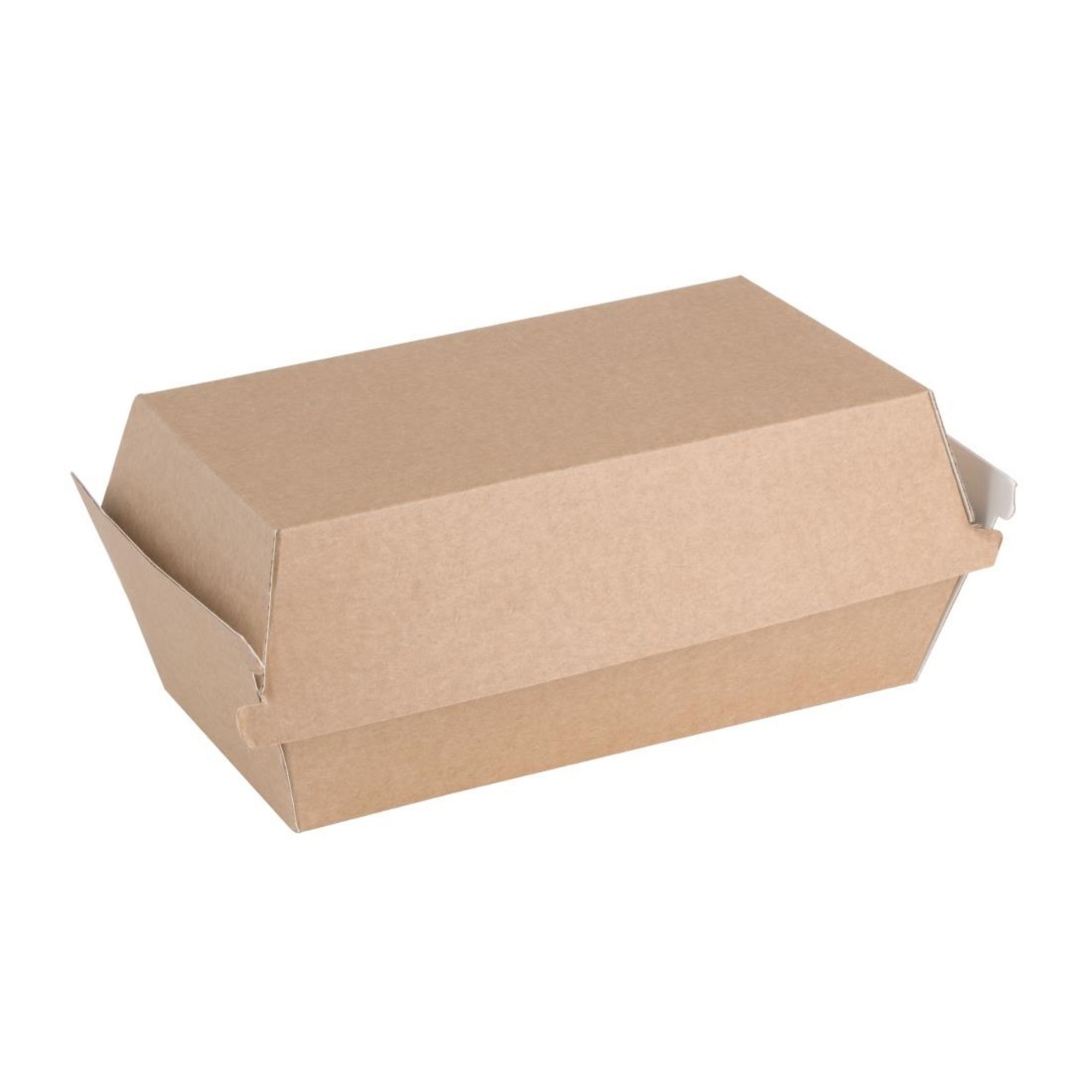 Picture of Fiesta Compostable Kraft Food Boxes Small 172mm (200 Pack) - FB666