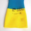 Picture of MAPA Alto 405 Liquid-Proof Heavy-Duty Janitorial Gloves Blue & Yellow Medium - FA296-M