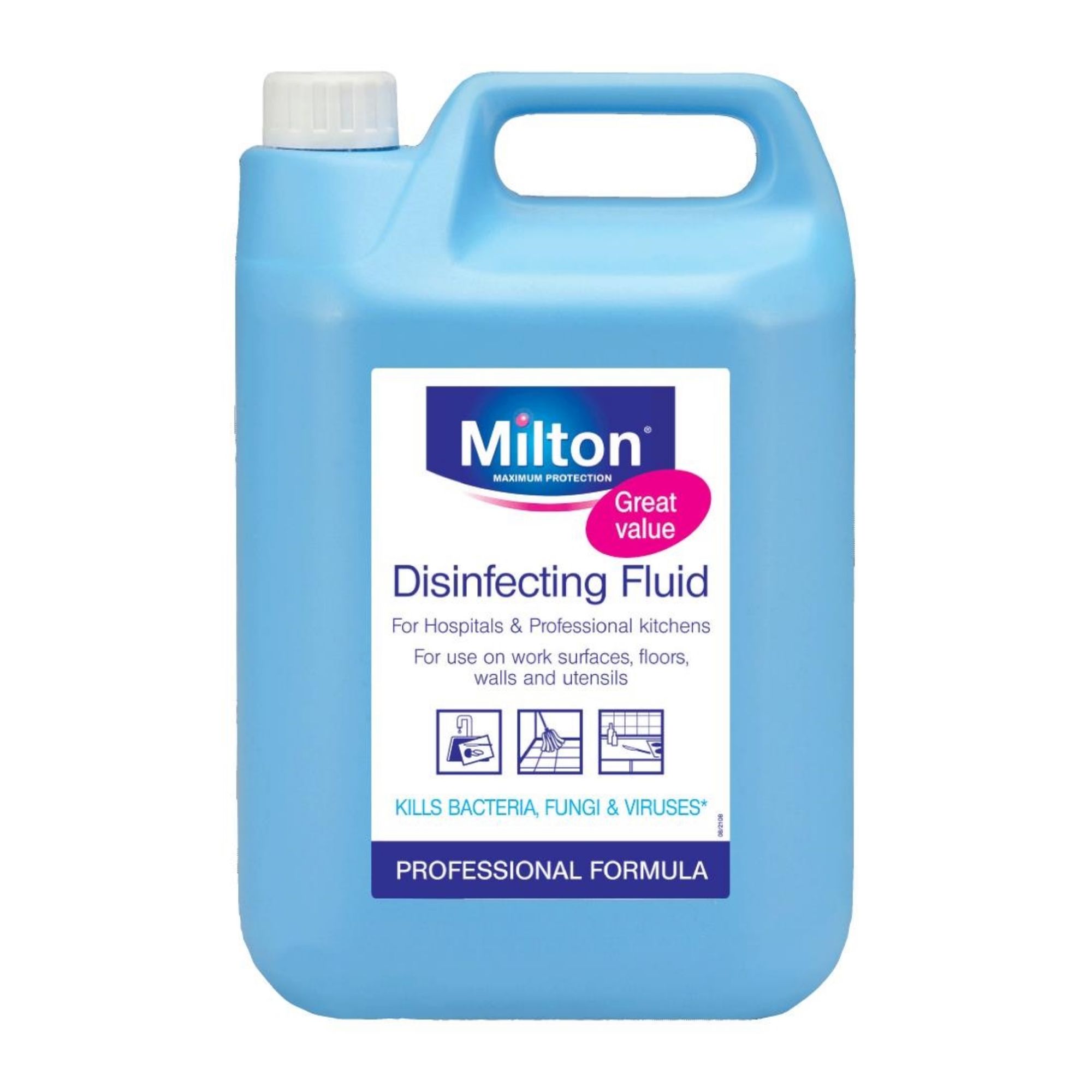Picture of Milton Professional Disinfecting Fluid 5Ltr (Pack of 2) - DX567