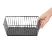 Picture of Olympia Wire Food Display Tray Rectangular Black 280x180x100mm - DP672