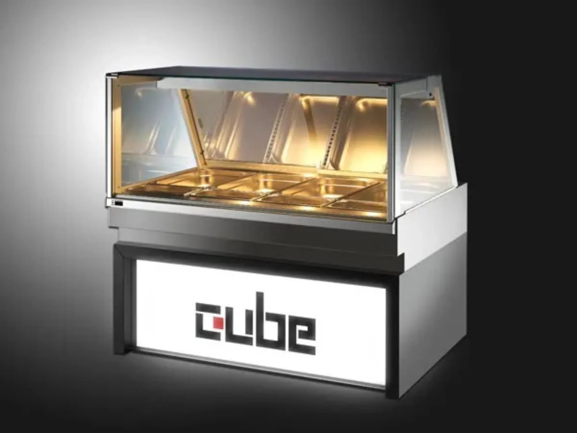 Picture of Ubert Cube Freestanding Heated Display With Convected Heat - DHTCUUSEDRANGE