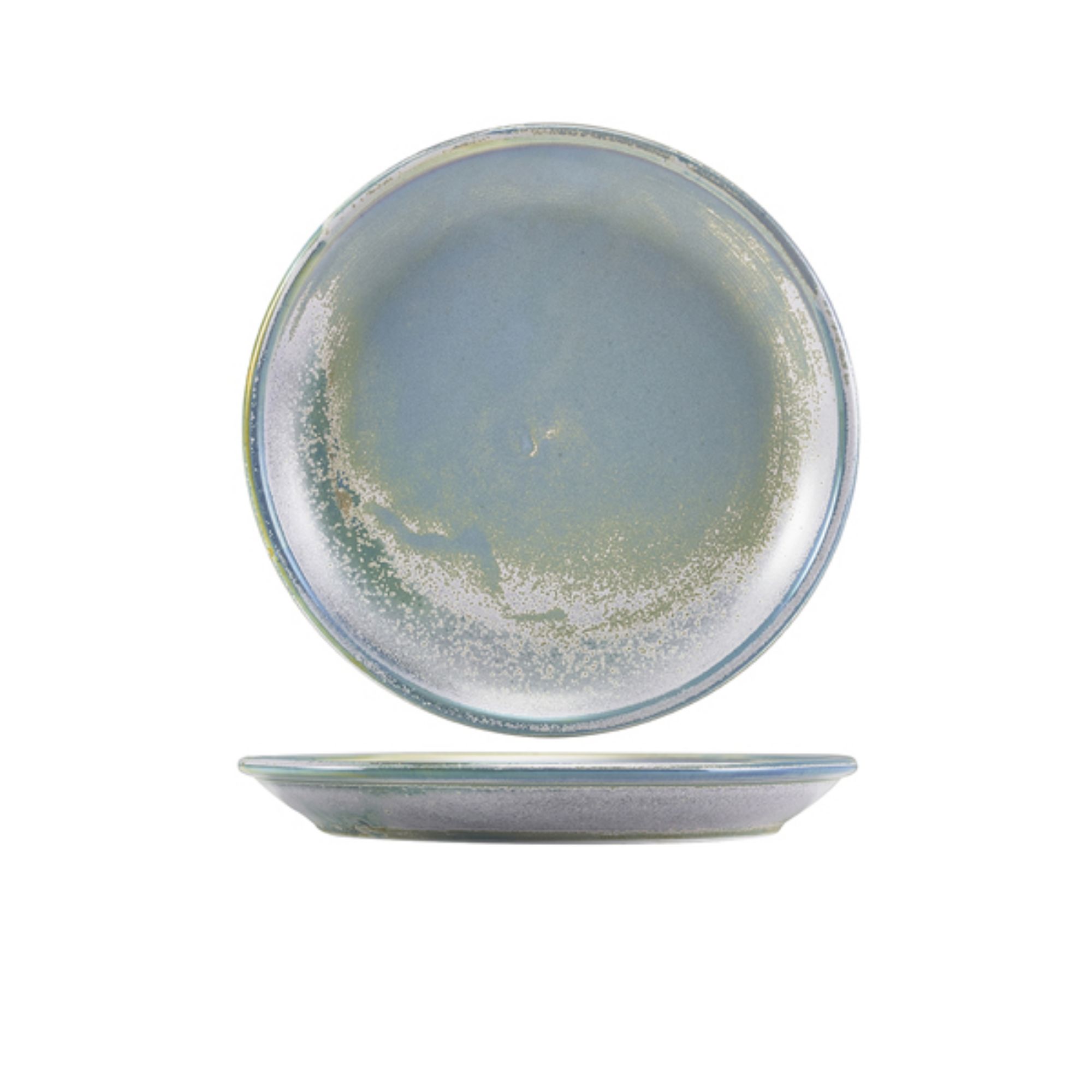 Picture of Terra Porcelain Seafoam Coupe Plate 19cm - CP-PSF19